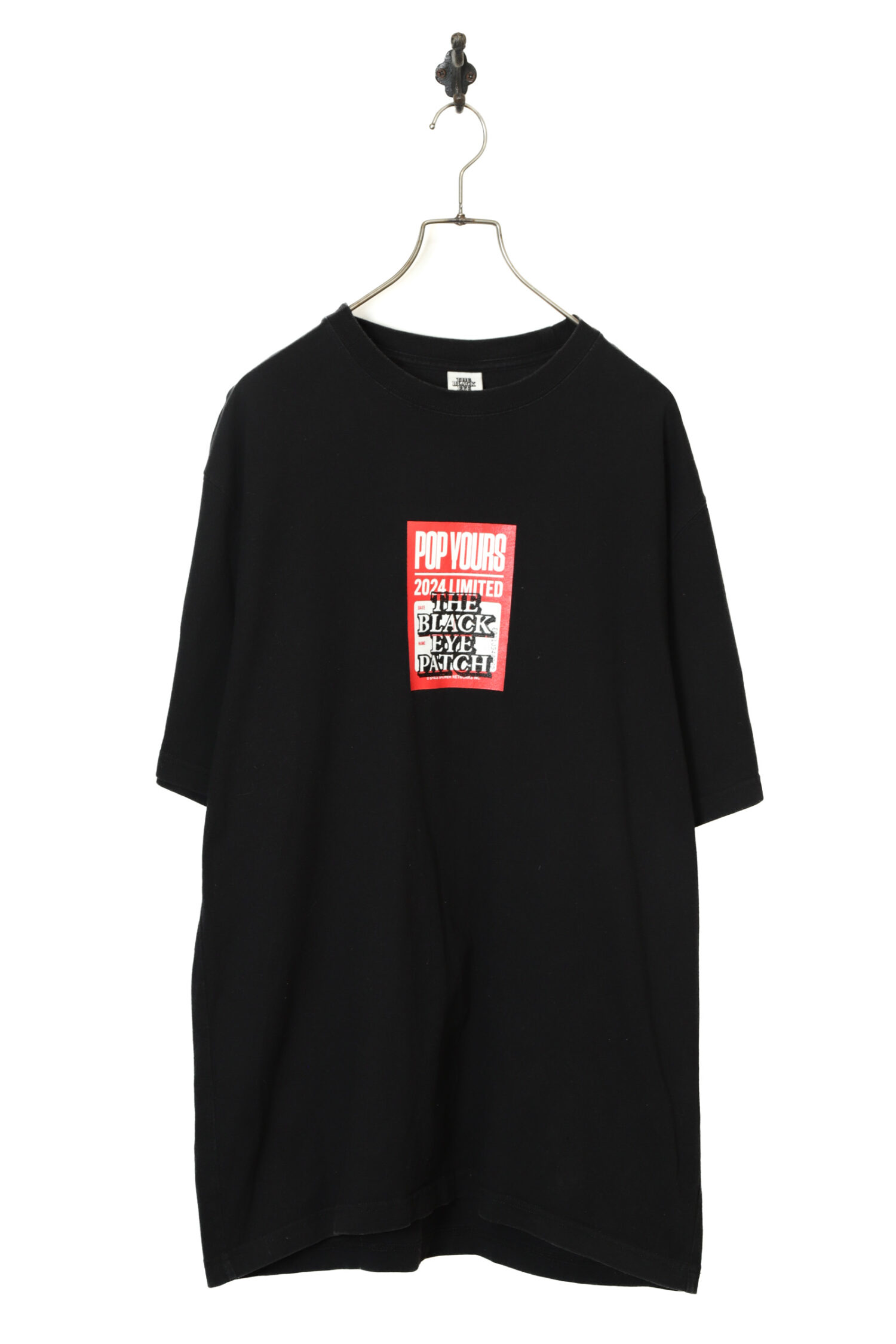 USED THE BLACK EYE PATCH PRINTED T-SHIRT/L