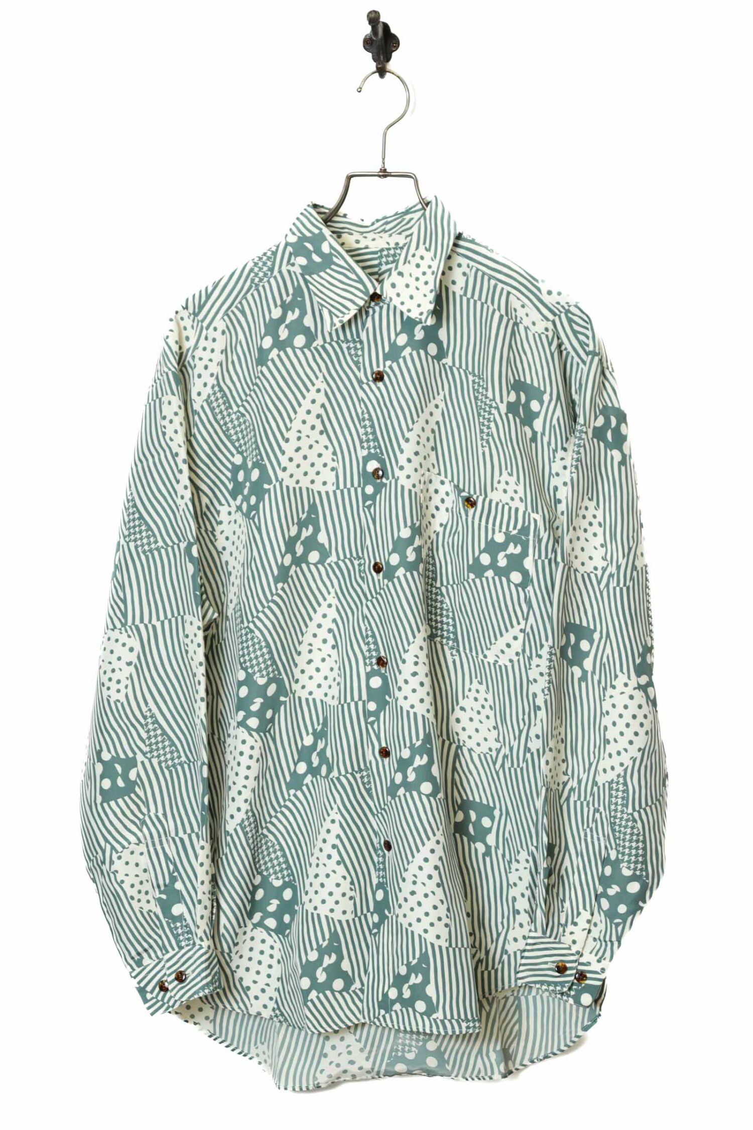 VINTAGE PRINTED SHIRT/L