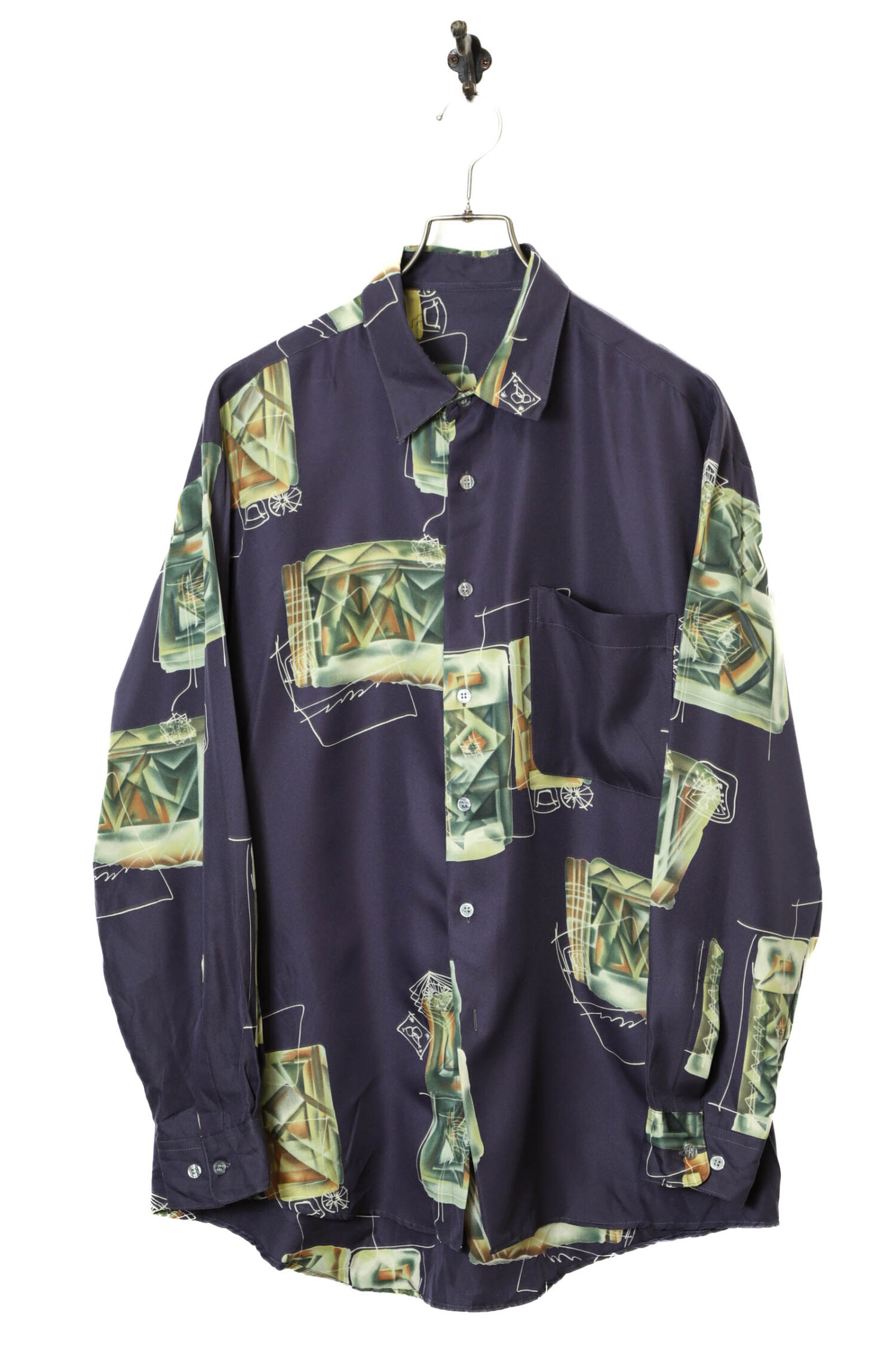 VINTAGE PRINTED SHIRT/XL