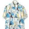 VINTAGE PRINTED SHIRT/L