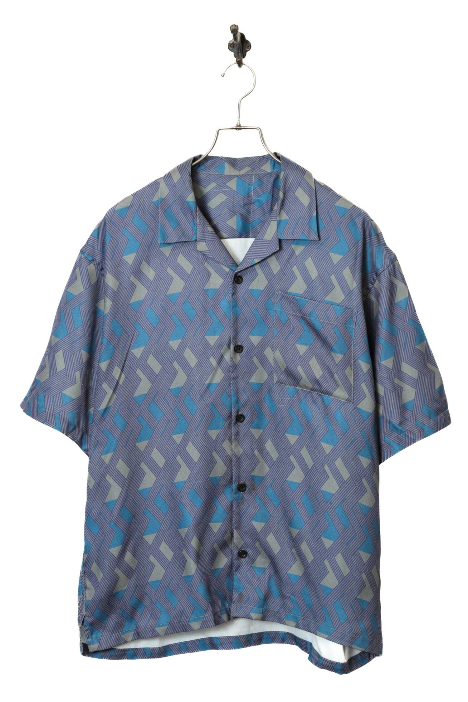 VINTAGE PRINTED SHIRT/L