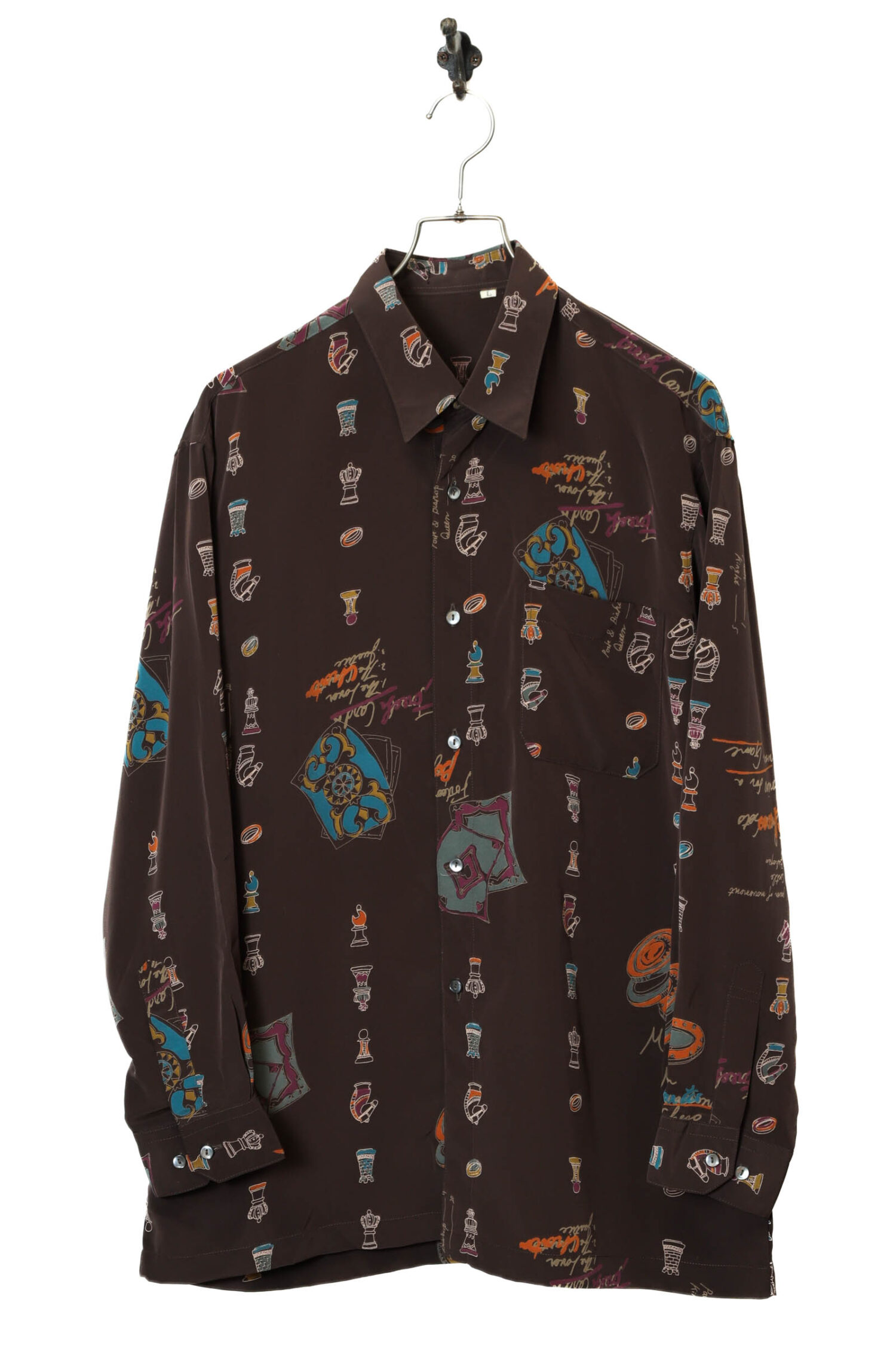 VINTAGE PRINTED SHIRT/L