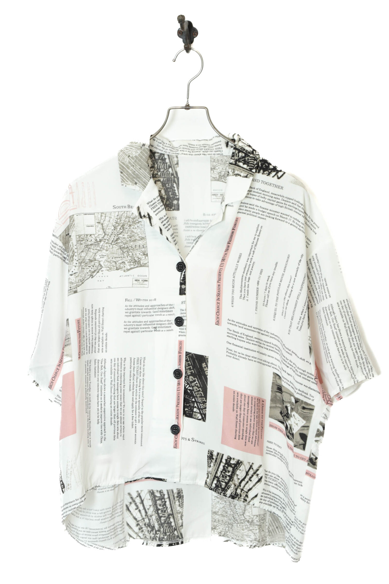 VINTAGE PRINTED SHIRT/XL