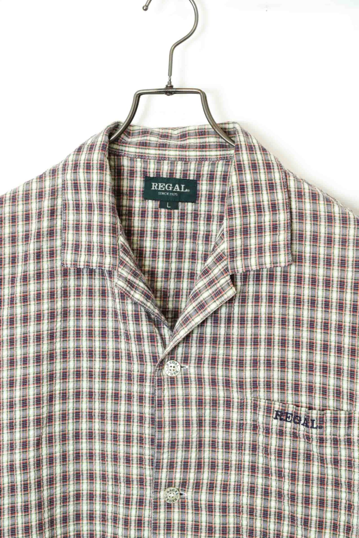 Alternative view of USED REGAL CHECK PATTERN SHIRT/L