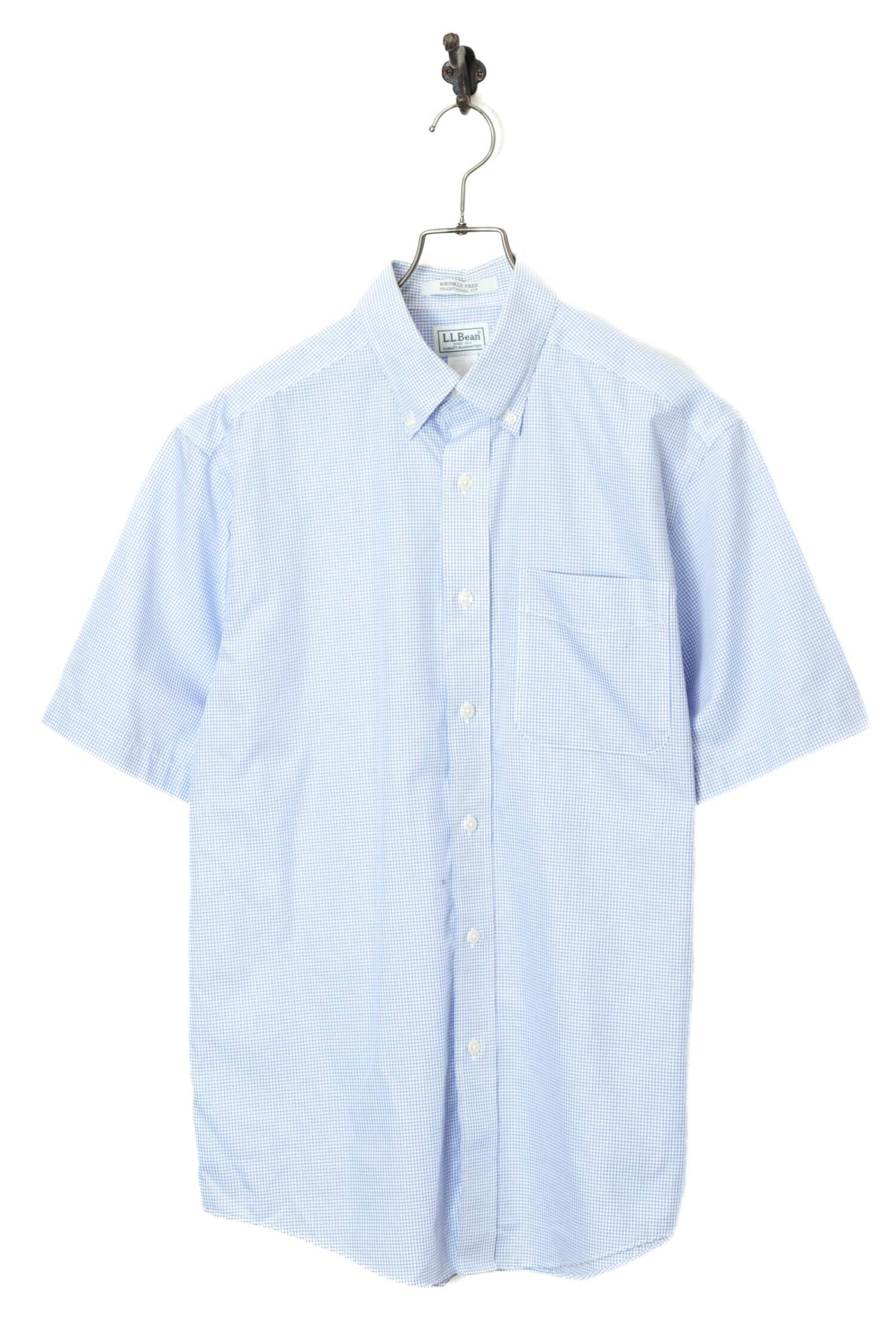 USED L.L.BEAN CHECK PATTERN SHIRT/L