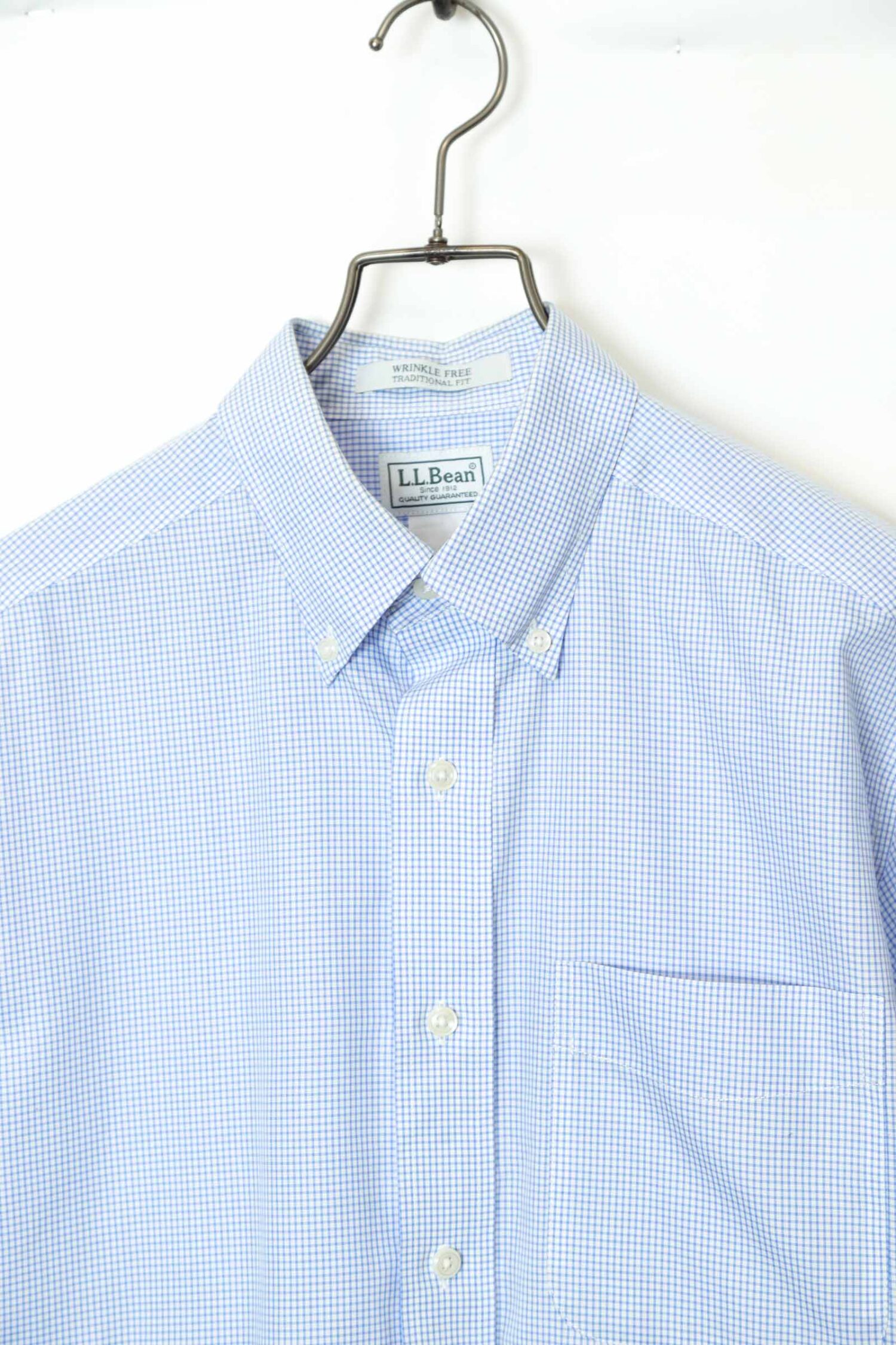 Alternative view of USED L.L.BEAN CHECK PATTERN SHIRT/L