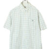 USED LACOSTE CHECK PATTERN SHIRT/M
