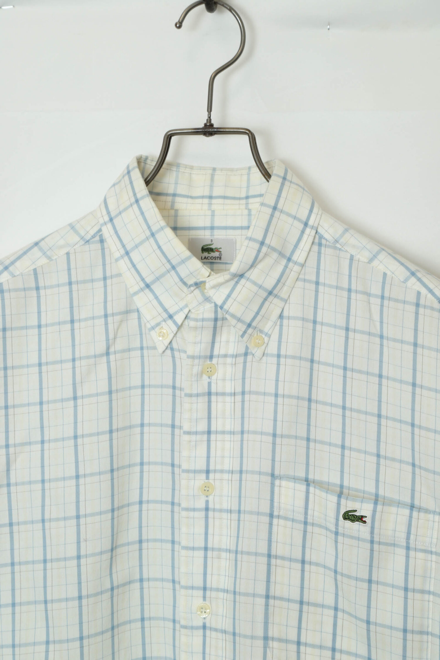 Alternative view of USED LACOSTE CHECK PATTERN SHIRT/M