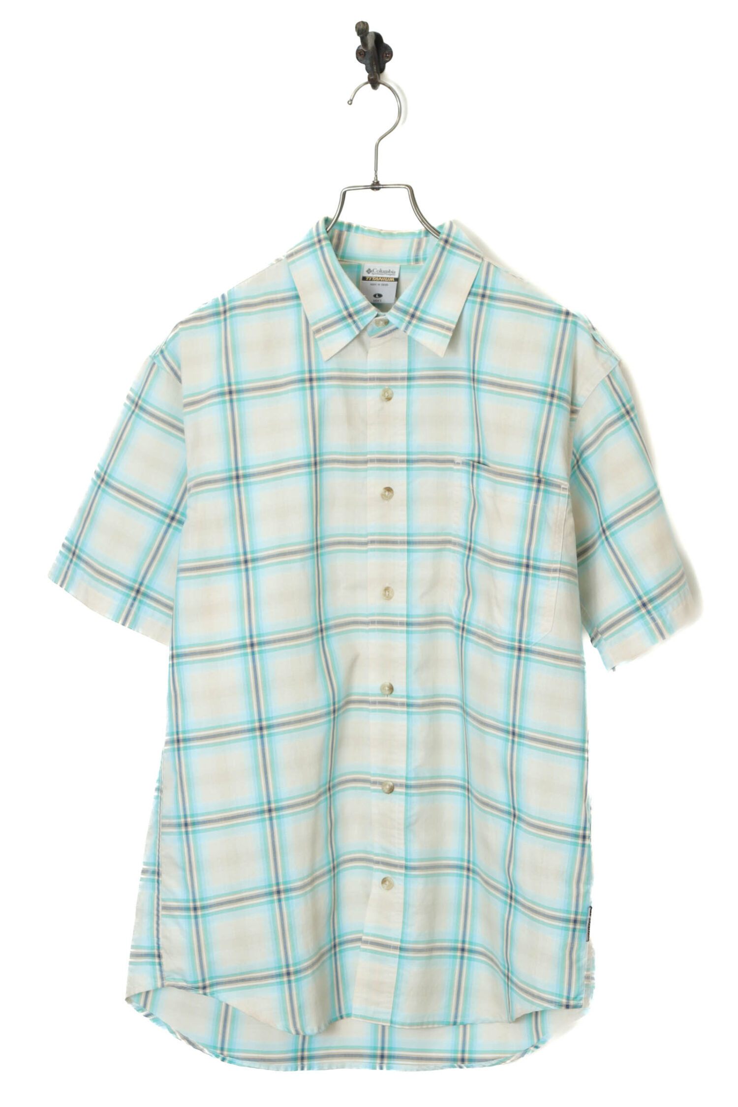 USED COLUMBIA CHECK PATTERN SHIRT/M