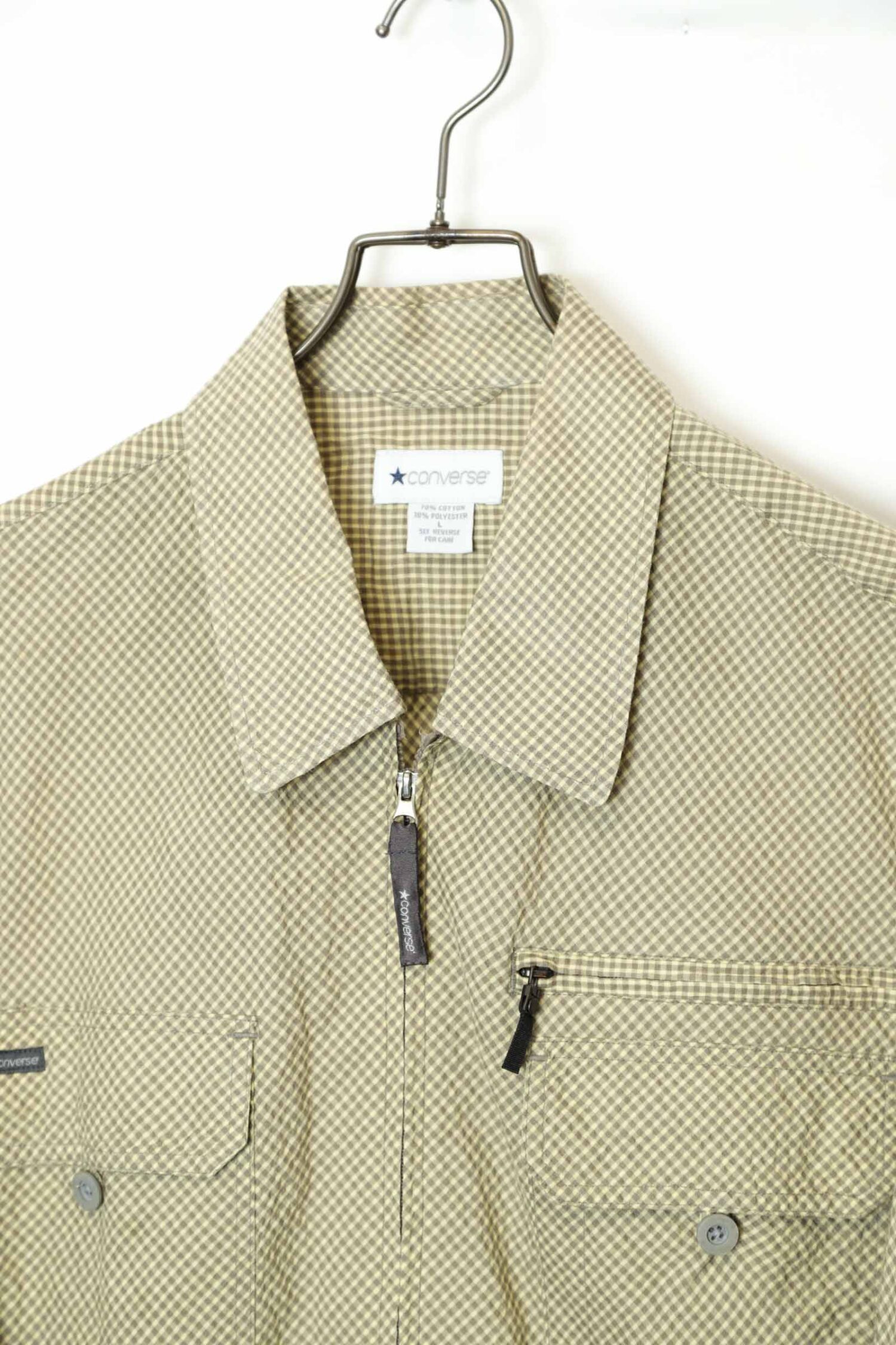 Alternative view of USED CONVERSE CHECK SHIRT/L
