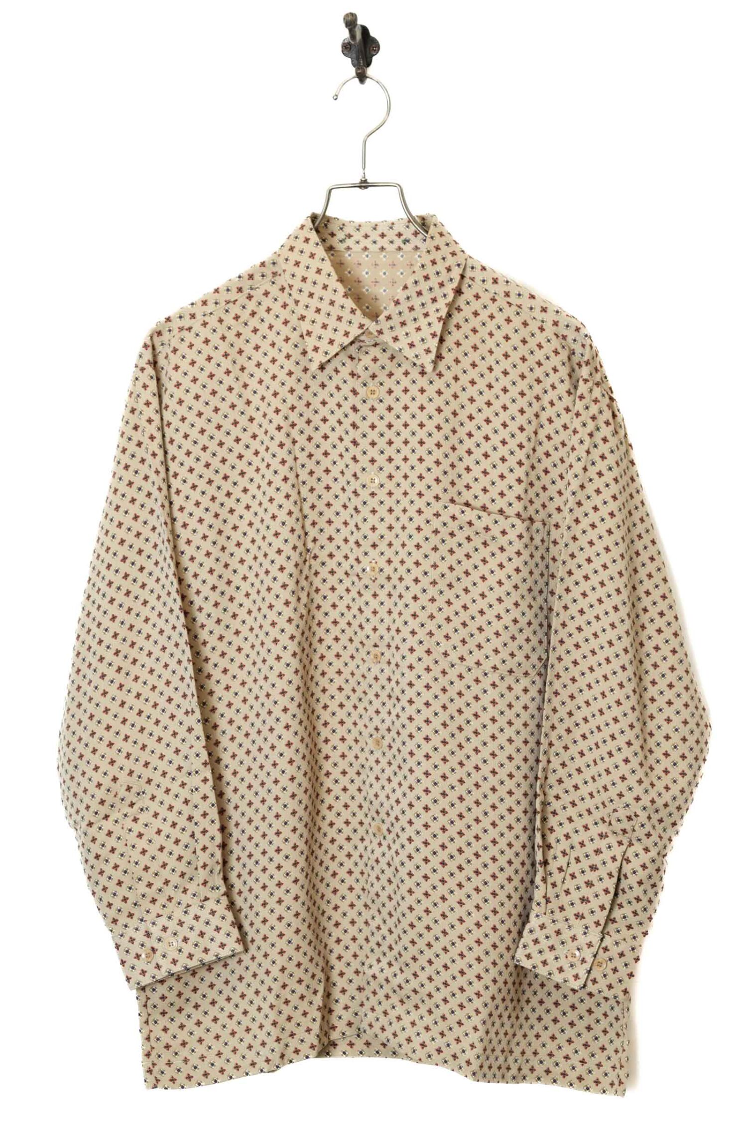 VINTAGE PRINTED SHIRT/L