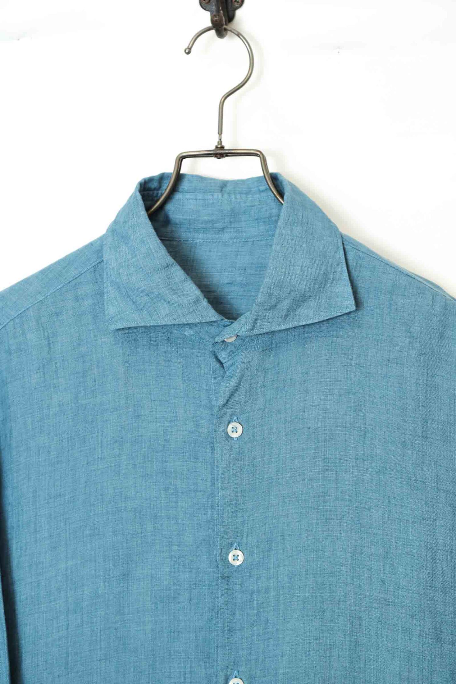 Alternative view of VINTAGE LINEN LONG SLEEVE SHIRT/L