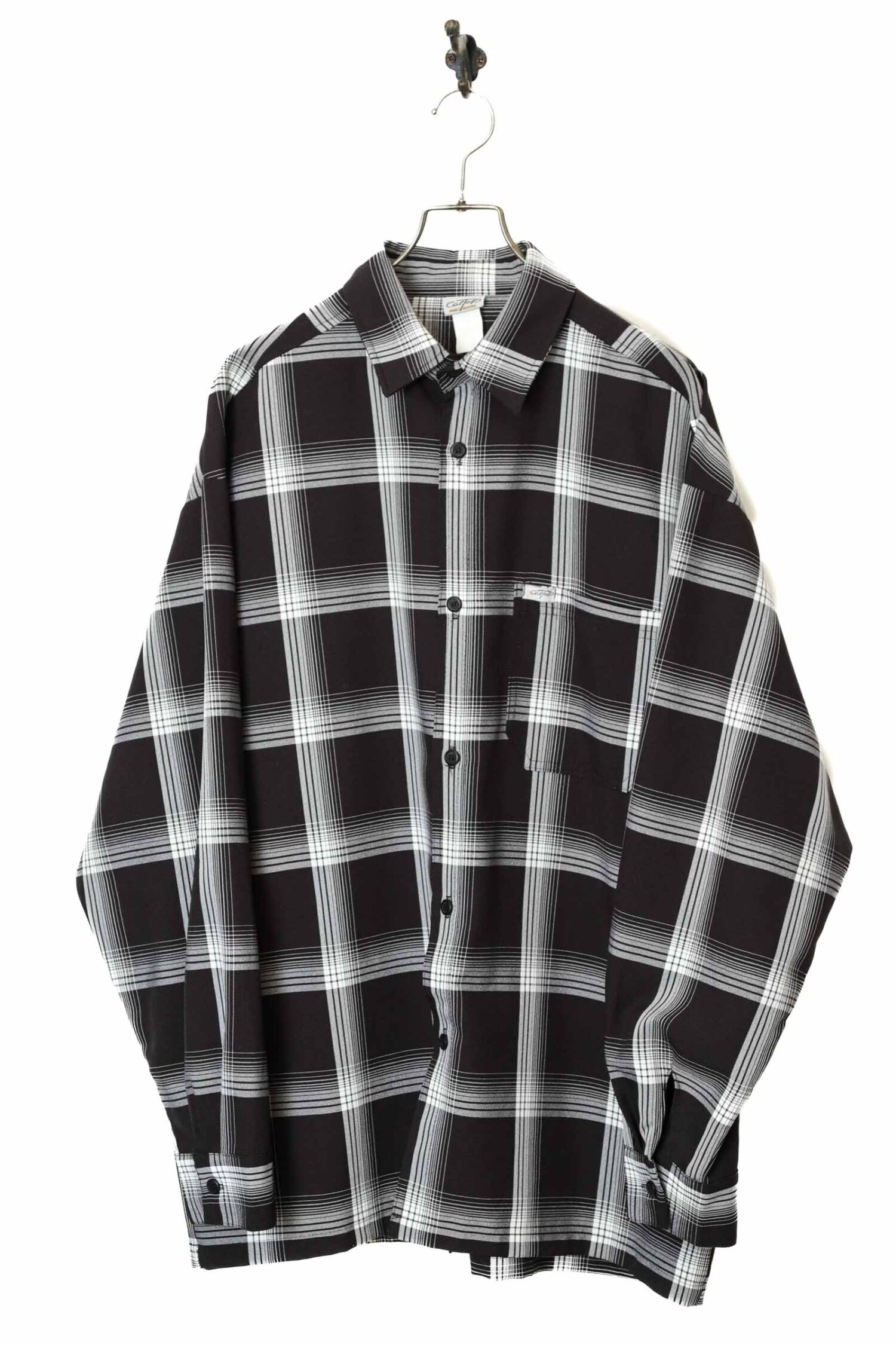 USED CALTOP CHECK PATTERN SHIRT/MADE IN USA/XL