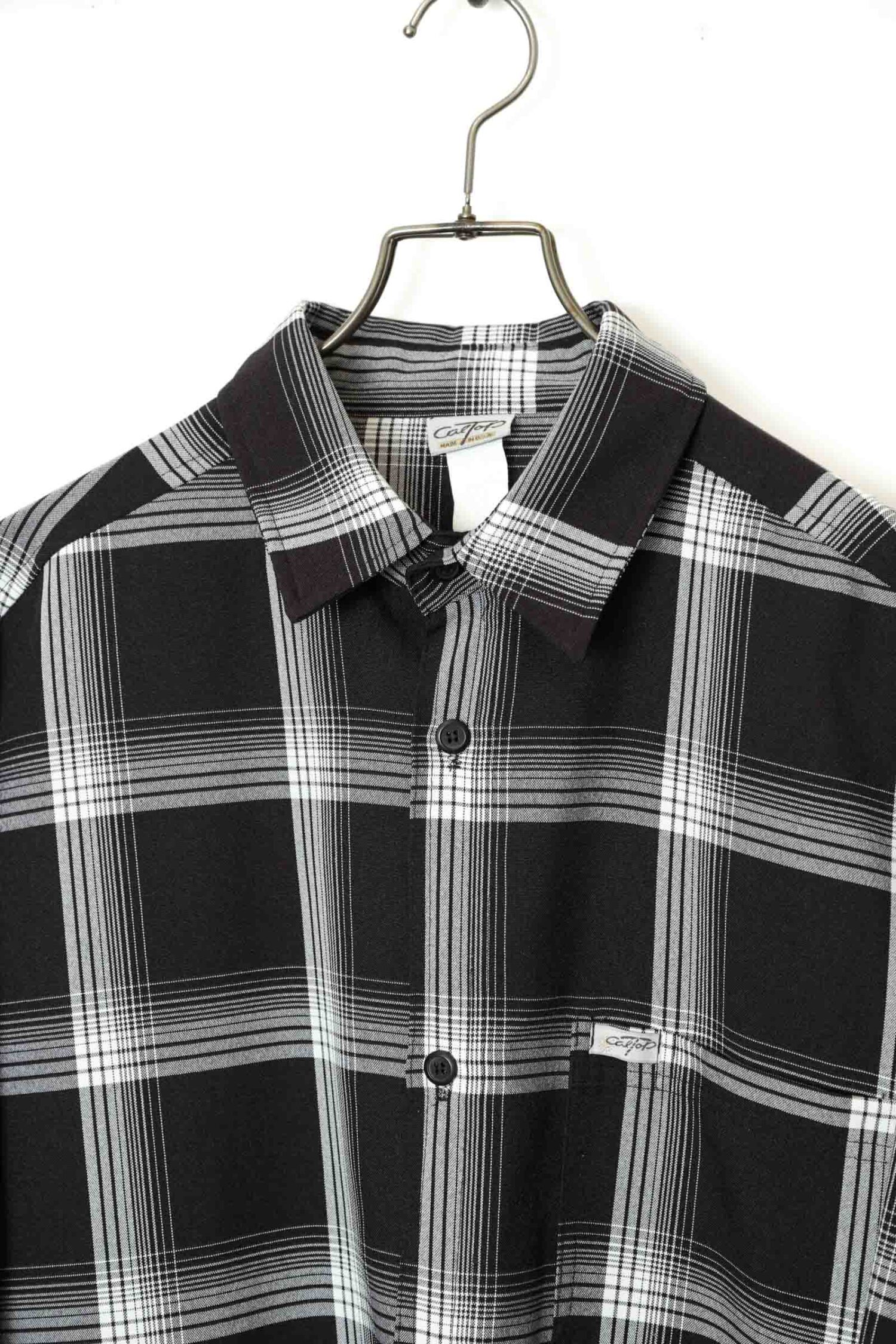 Alternative view of USED CALTOP CHECK PATTERN SHIRT/MADE IN USA/XL