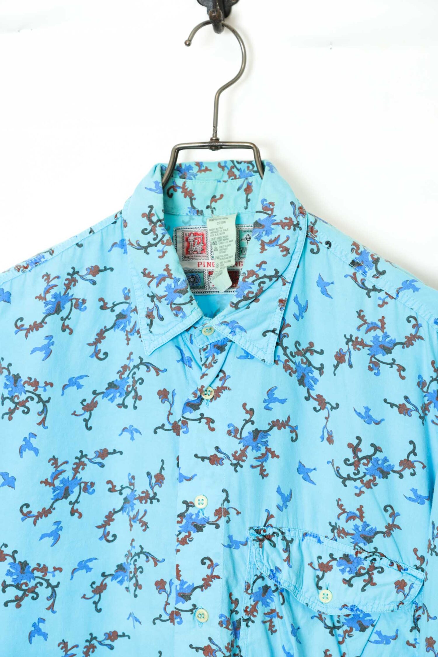 Alternative view of USED PRINTED SHIRT/MADE IN ITALY/L