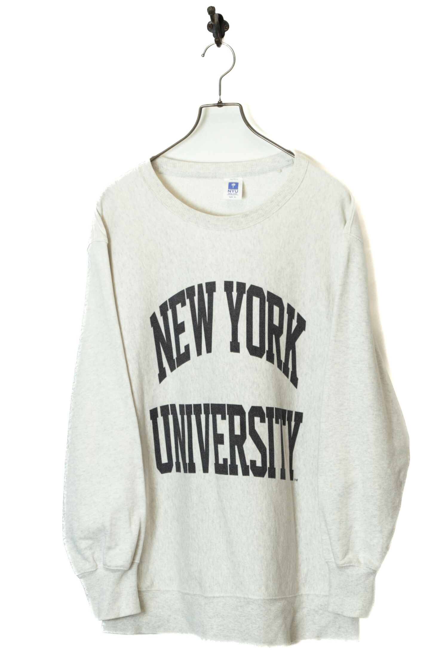 USED NYU PRINTED SWEAT SHIRT/M