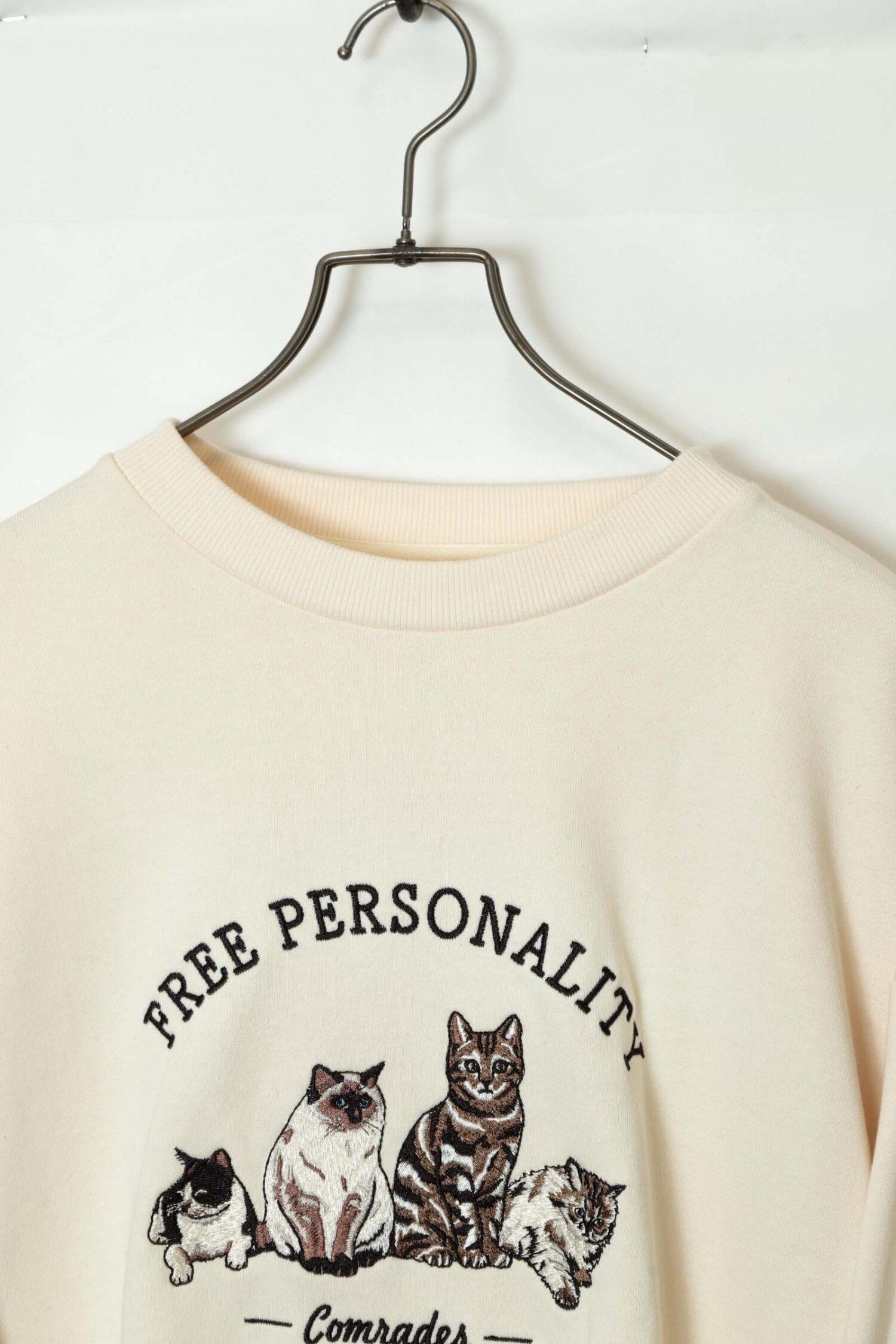 Alternative view of VINTAGE EMBROIDERY SWEAT SHIRT/XL