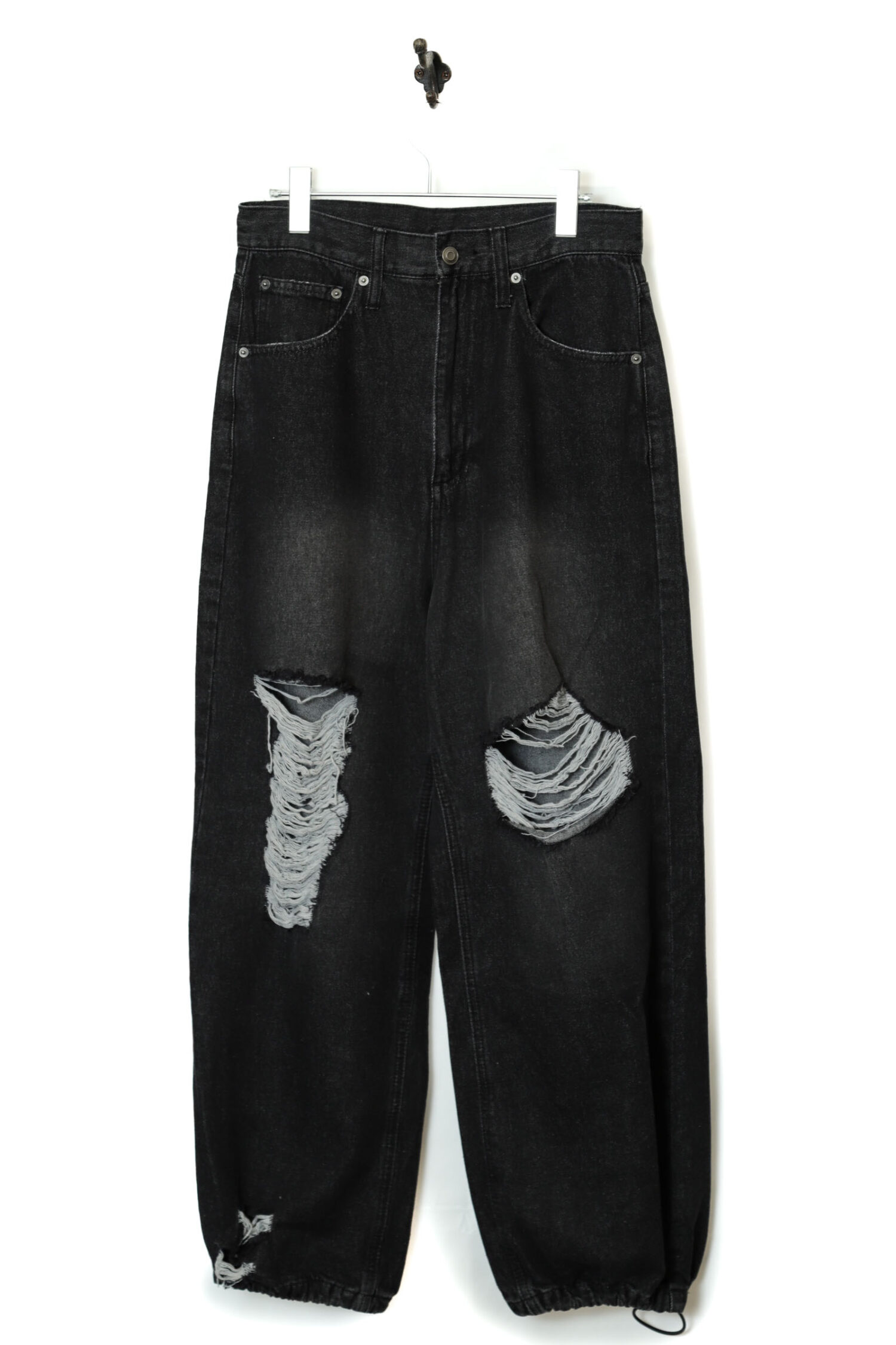 VINTAGE DAMAGE DENIM PANTS/W76