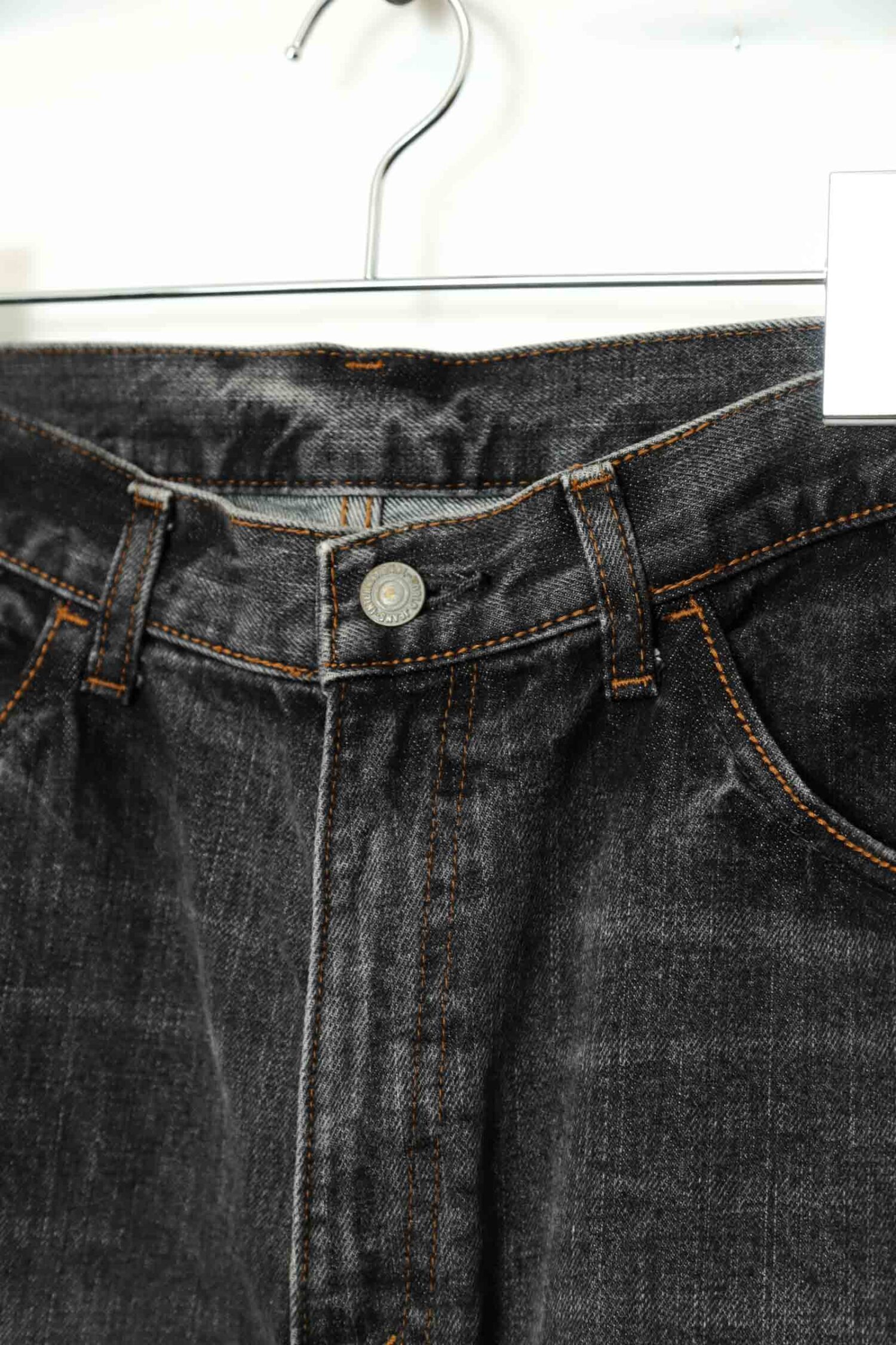 Alternative view of VINTAGE WIDE DENIM CARGO PANTS/W92