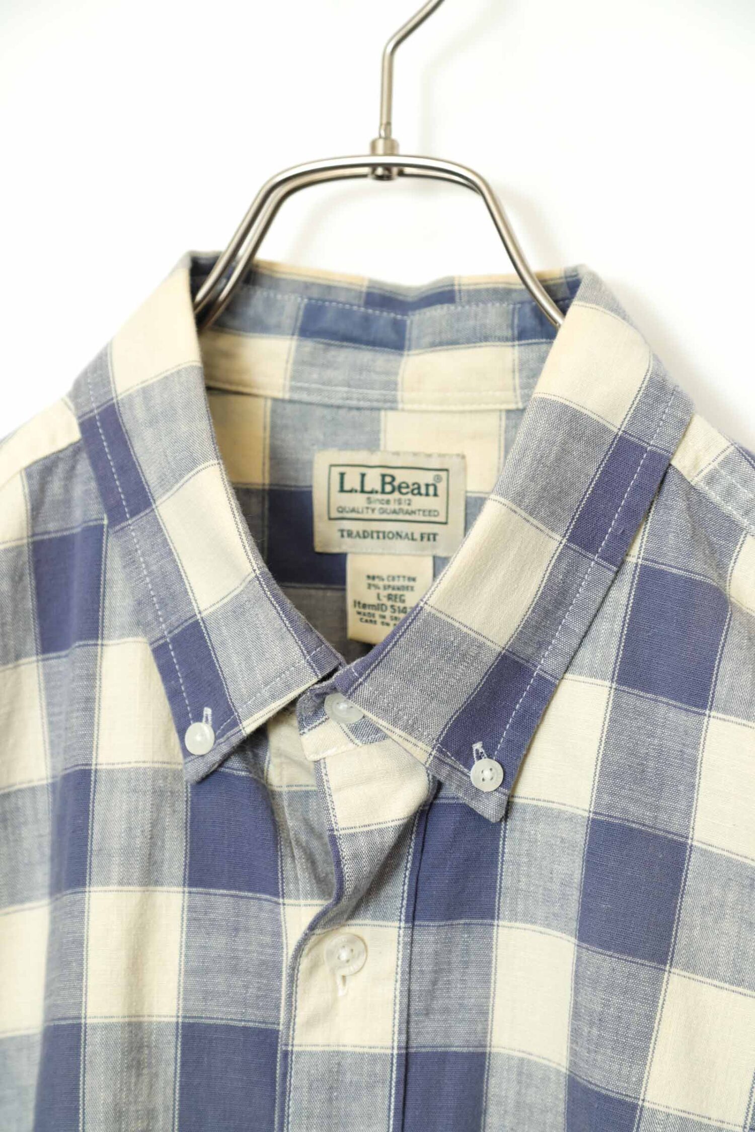 Alternative view of USED L.L BEAN CHECK SHIRT/L