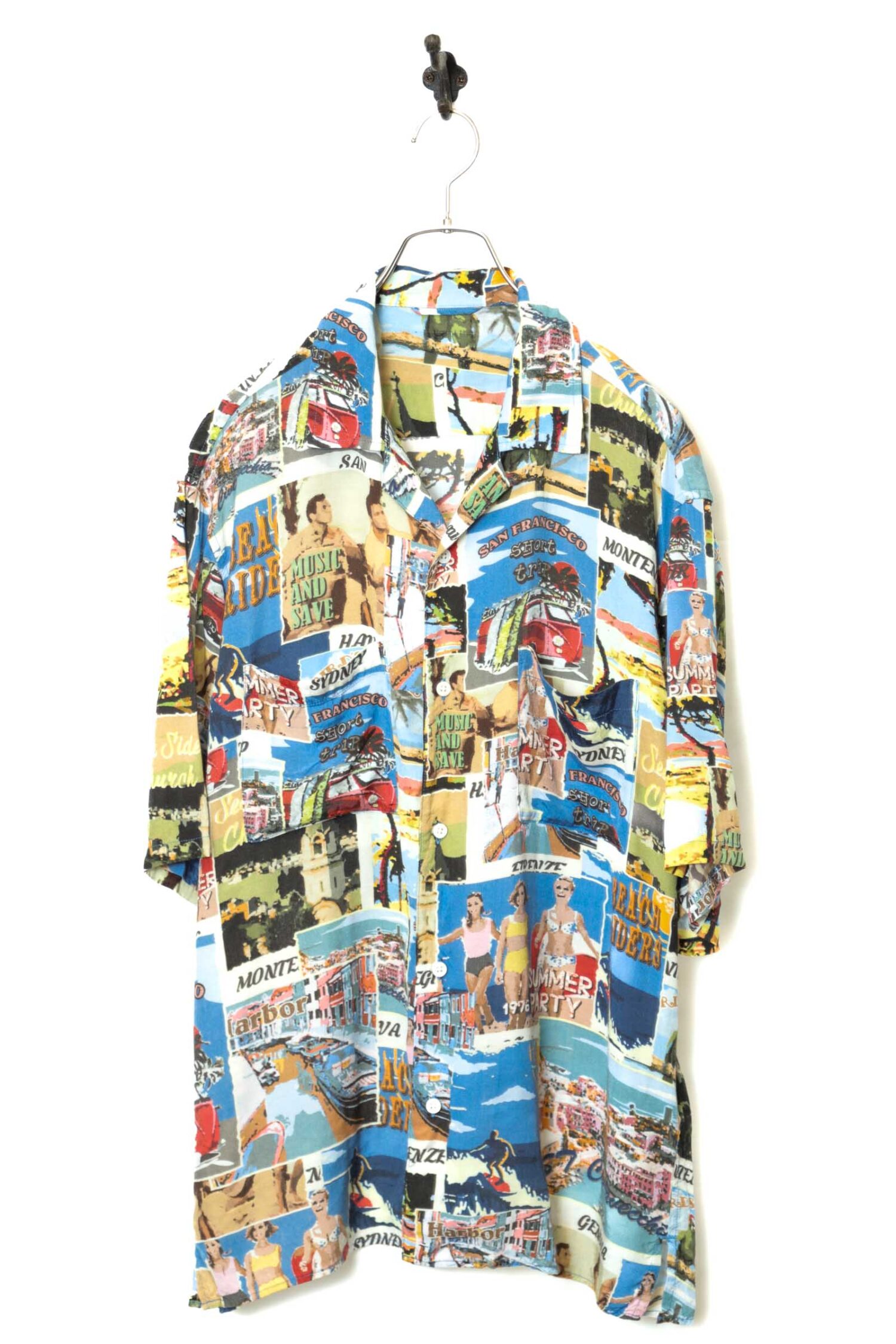 VINTAGE PRINTED SHIRT/XL