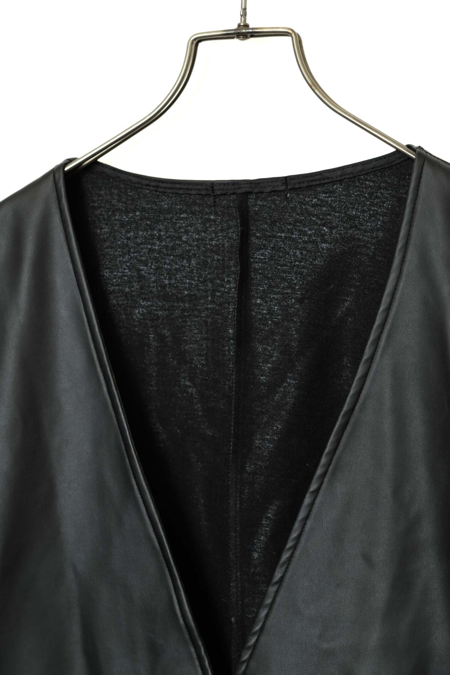 Alternative view of VINTAGE FAKE LEATHER VEST/L