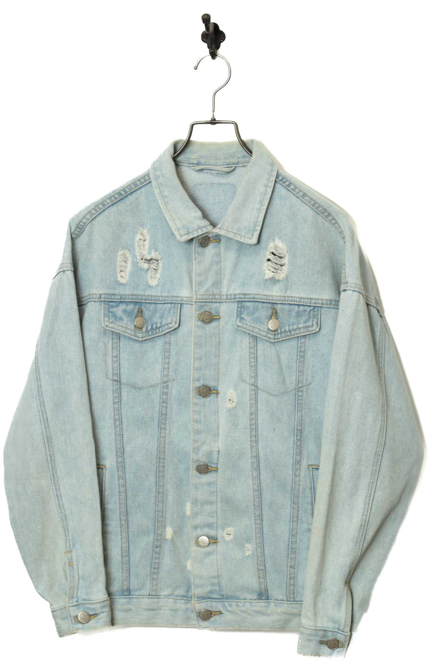 VINTAGE DAMEGE DENIM JACKET/M