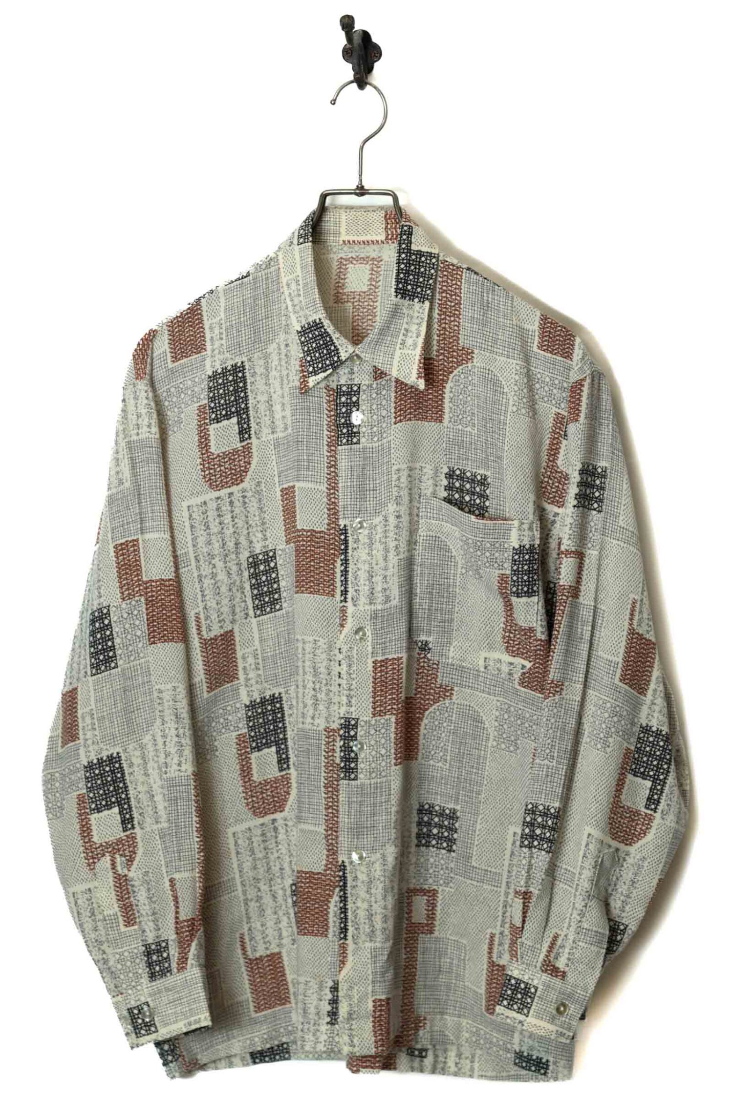 VINTAGE PRINTED SHIRT/M