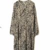 VINTAGE PRINTED ONE-PIECE DRESS/L