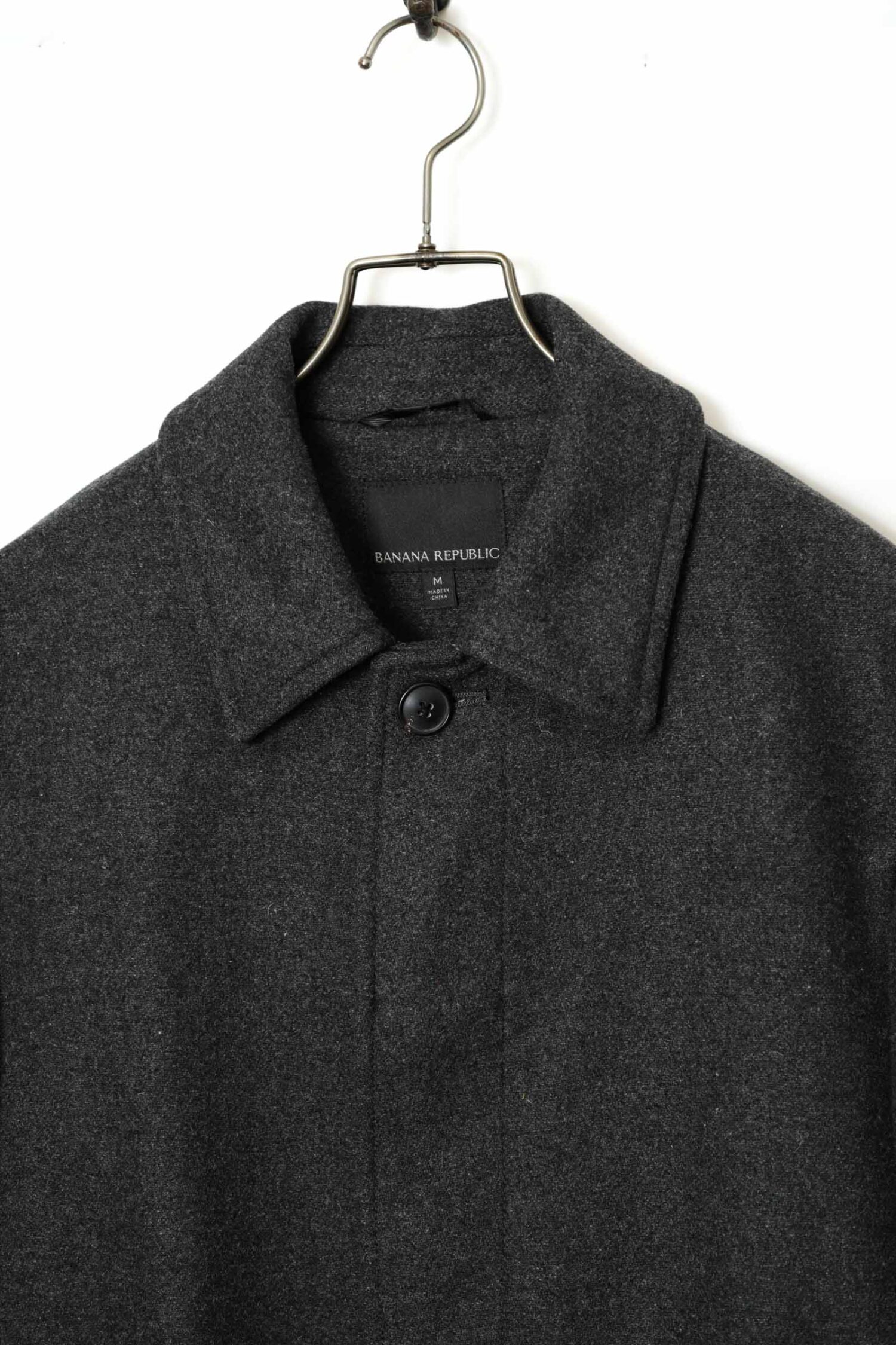 Alternative view of USED BANANA REPUBLIC WOOL CONVERTIBLE COLLAR COAT/M