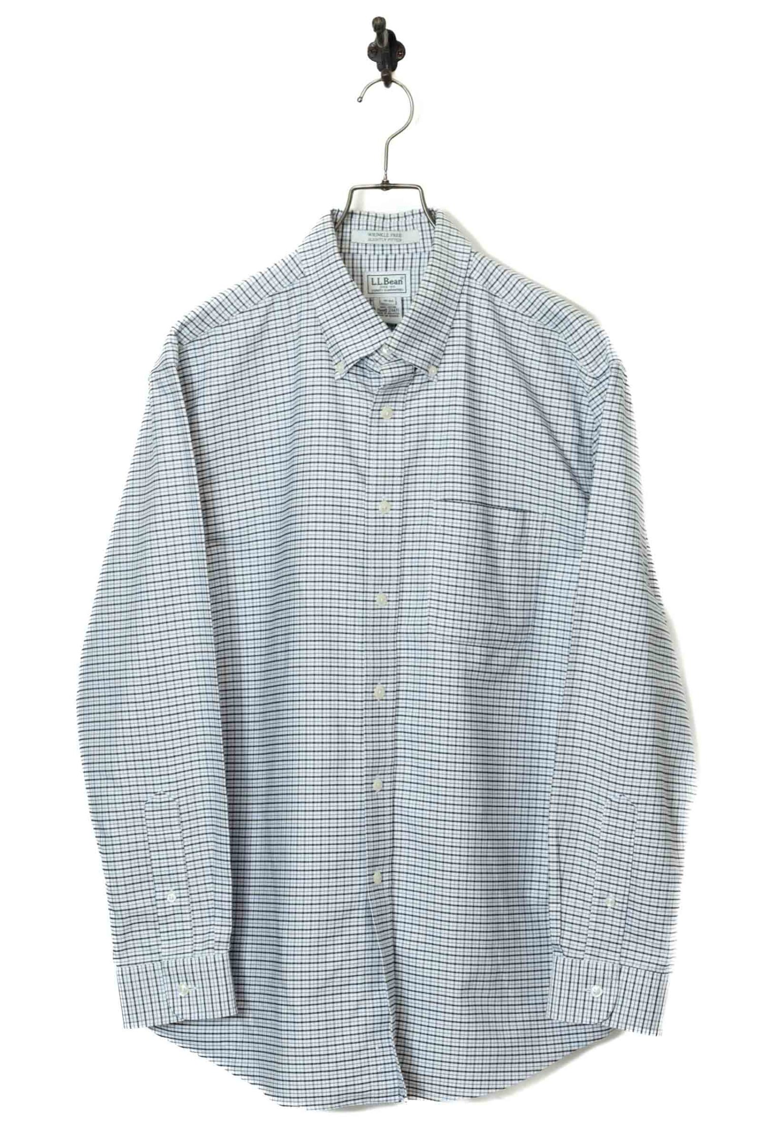 USED L.L.BEAN CHECK PATTERN SHIRT/L