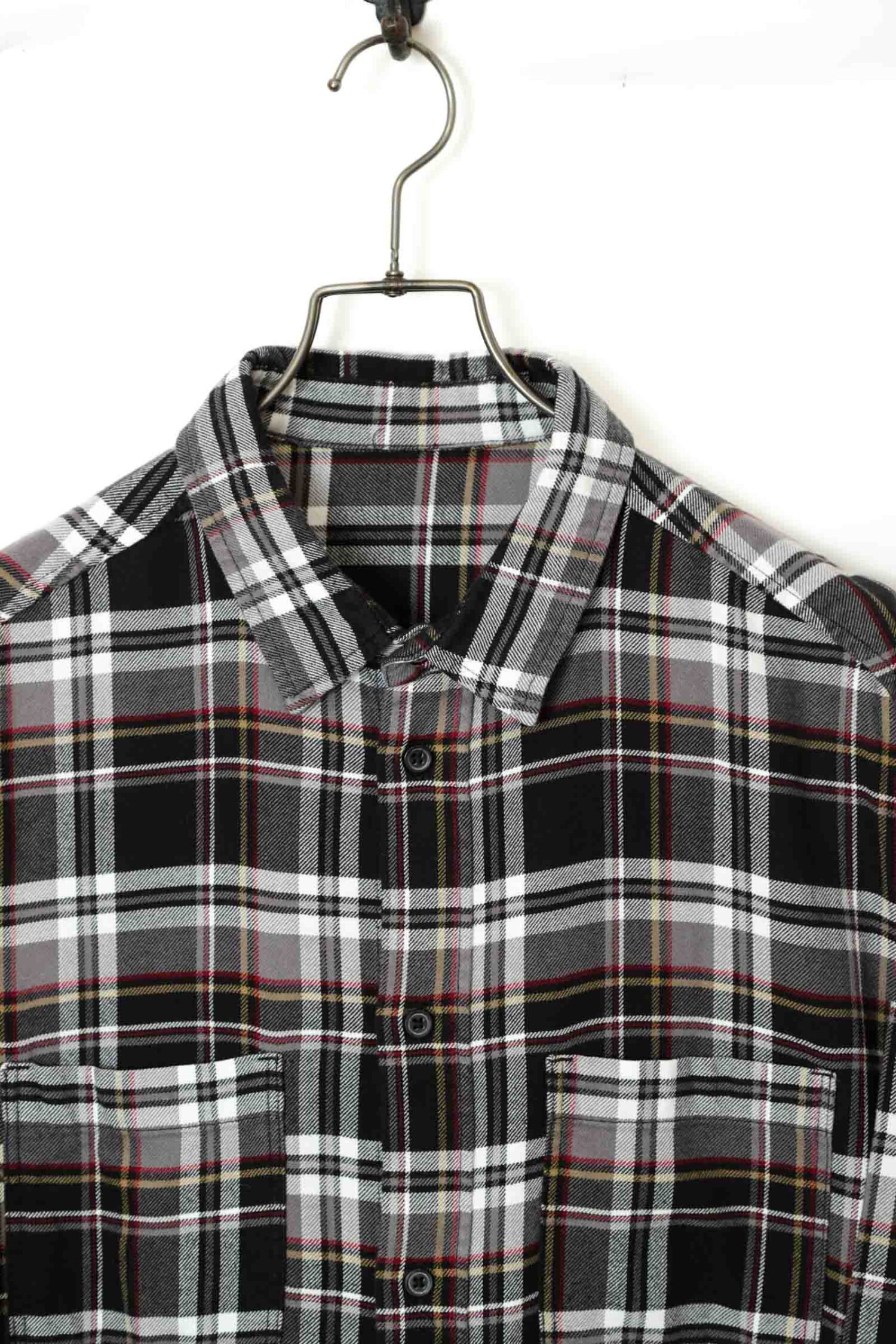 Alternative view of VINTAGE CHECK PATTERN SHIRT/L