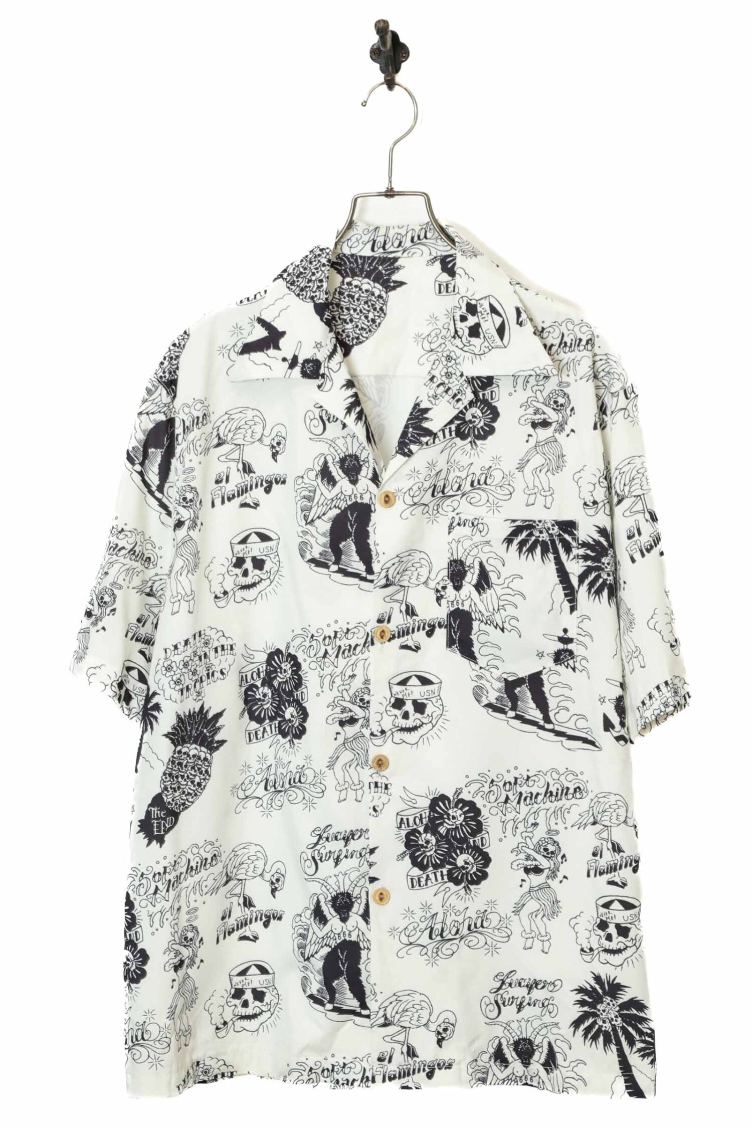 VINTAGE PRINTED SHIRT/L