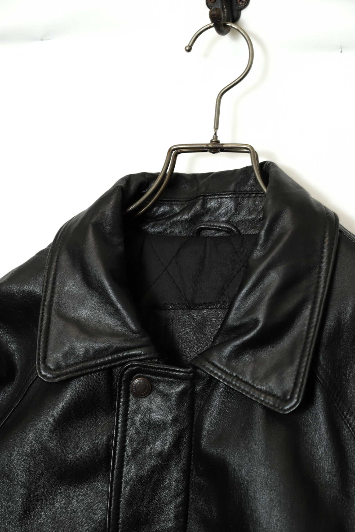 Alternative view of VINTAGESHEEP LEATHER COVERALL JACKET/L