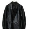 VINTAGE FAKE LEATHER TAILORED JACKET/M