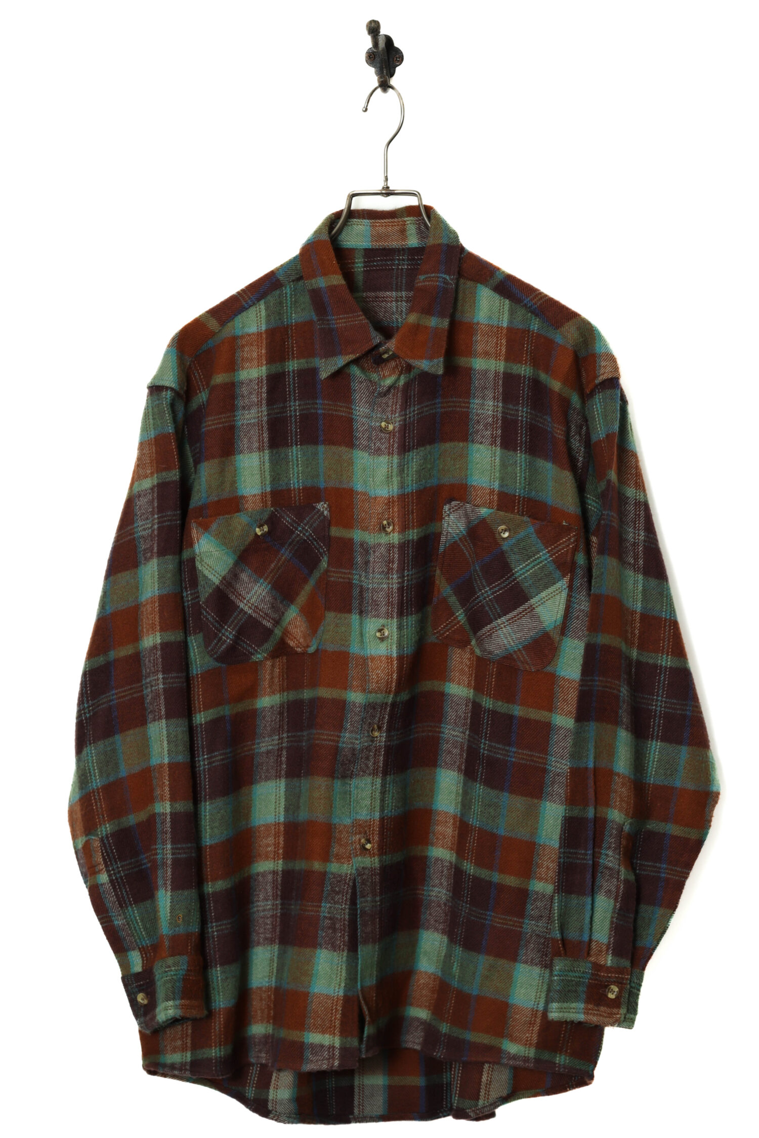 VINTAGE CHECK SHIRT/XL