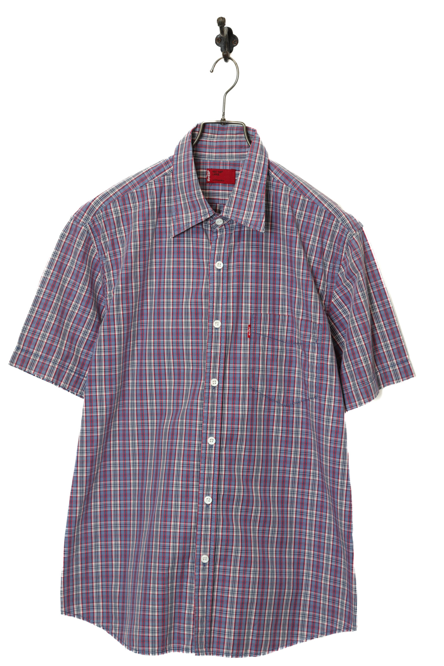 USED LEVIS CHECK SHIRT/L