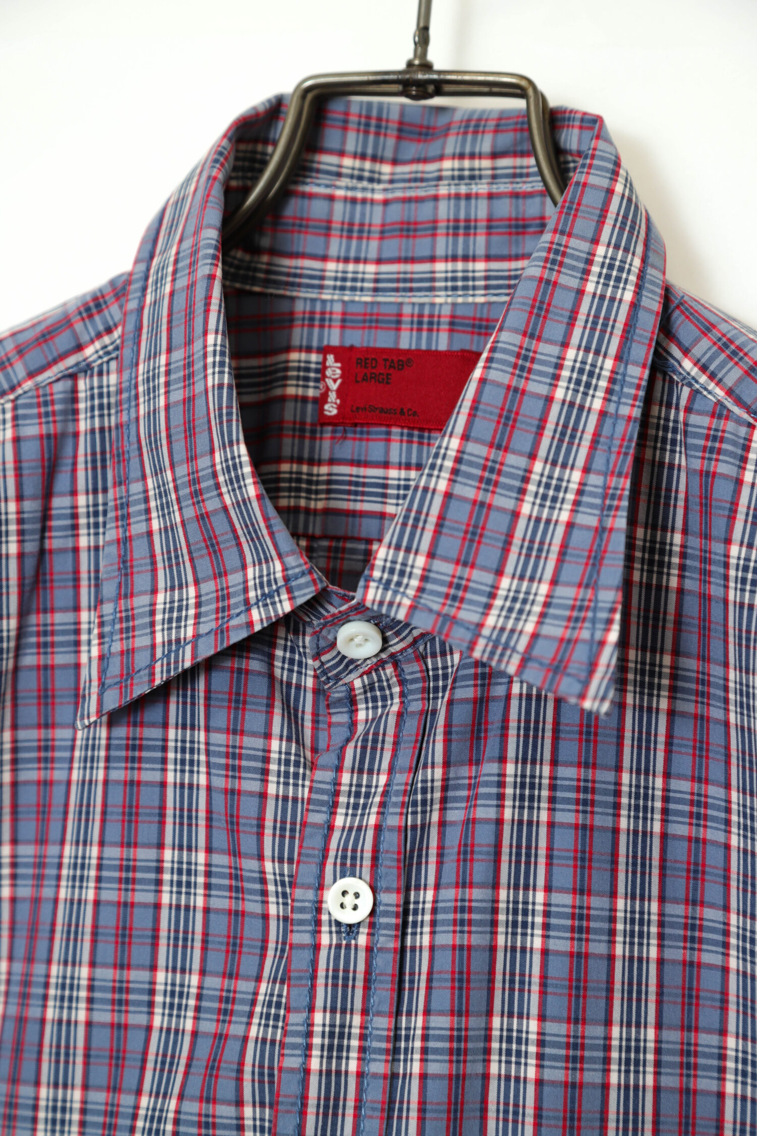 Alternative view of USED LEVIS CHECK SHIRT/L