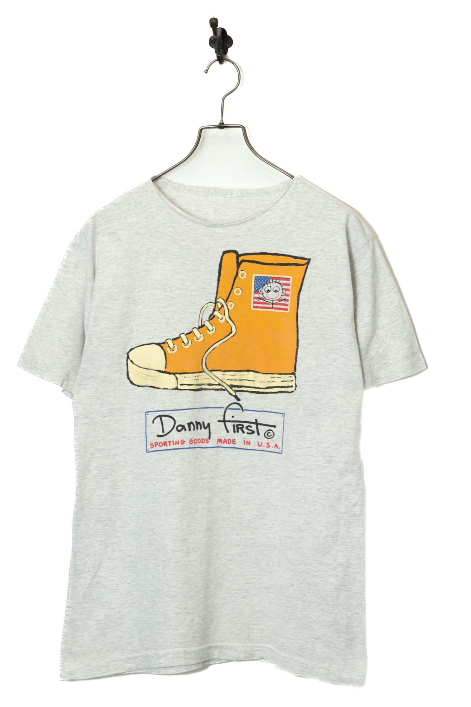 USED PRINTED T-SHIRT/MADE IN USA/M