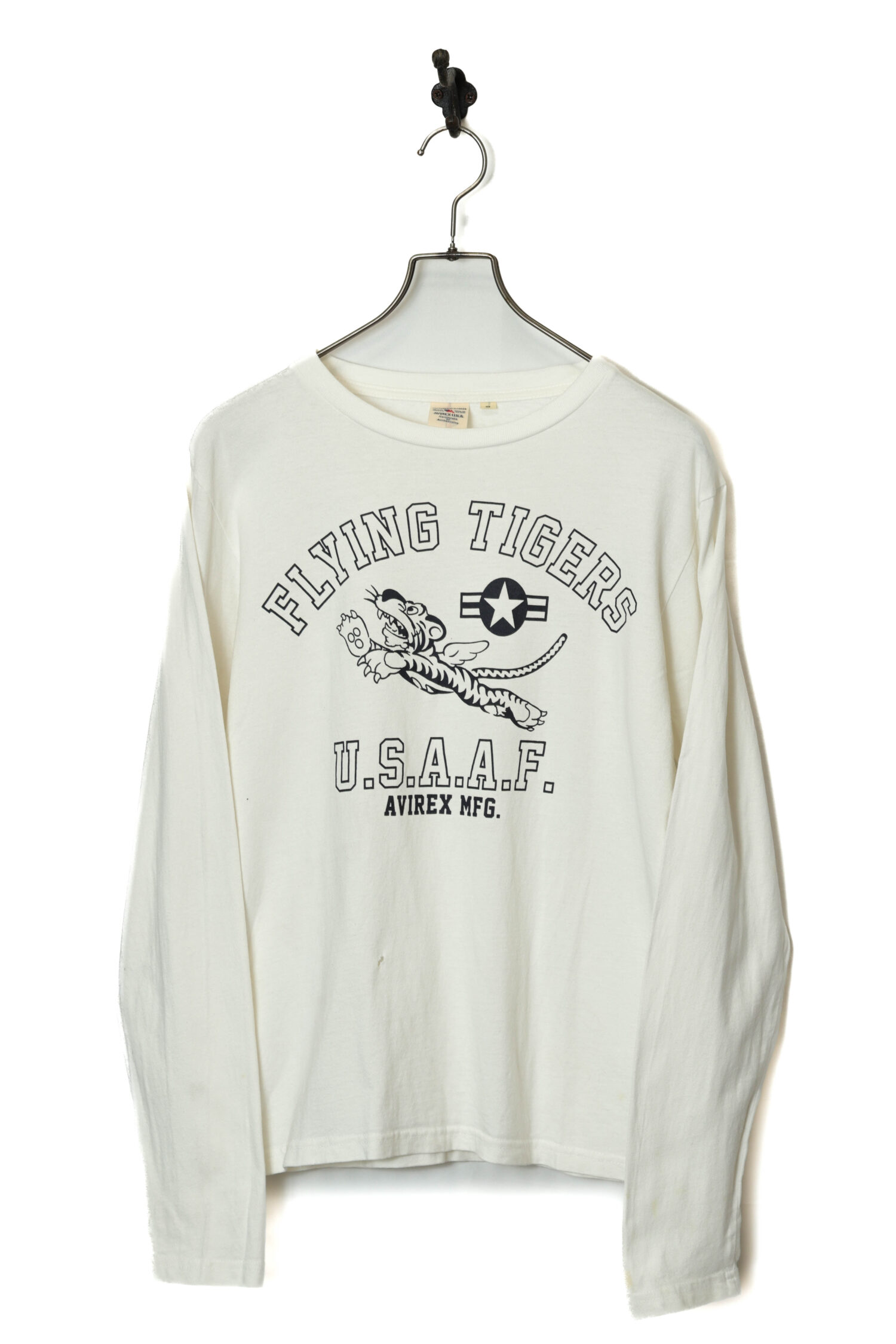 USED AVIREX PRINTED T-SHIRT/M