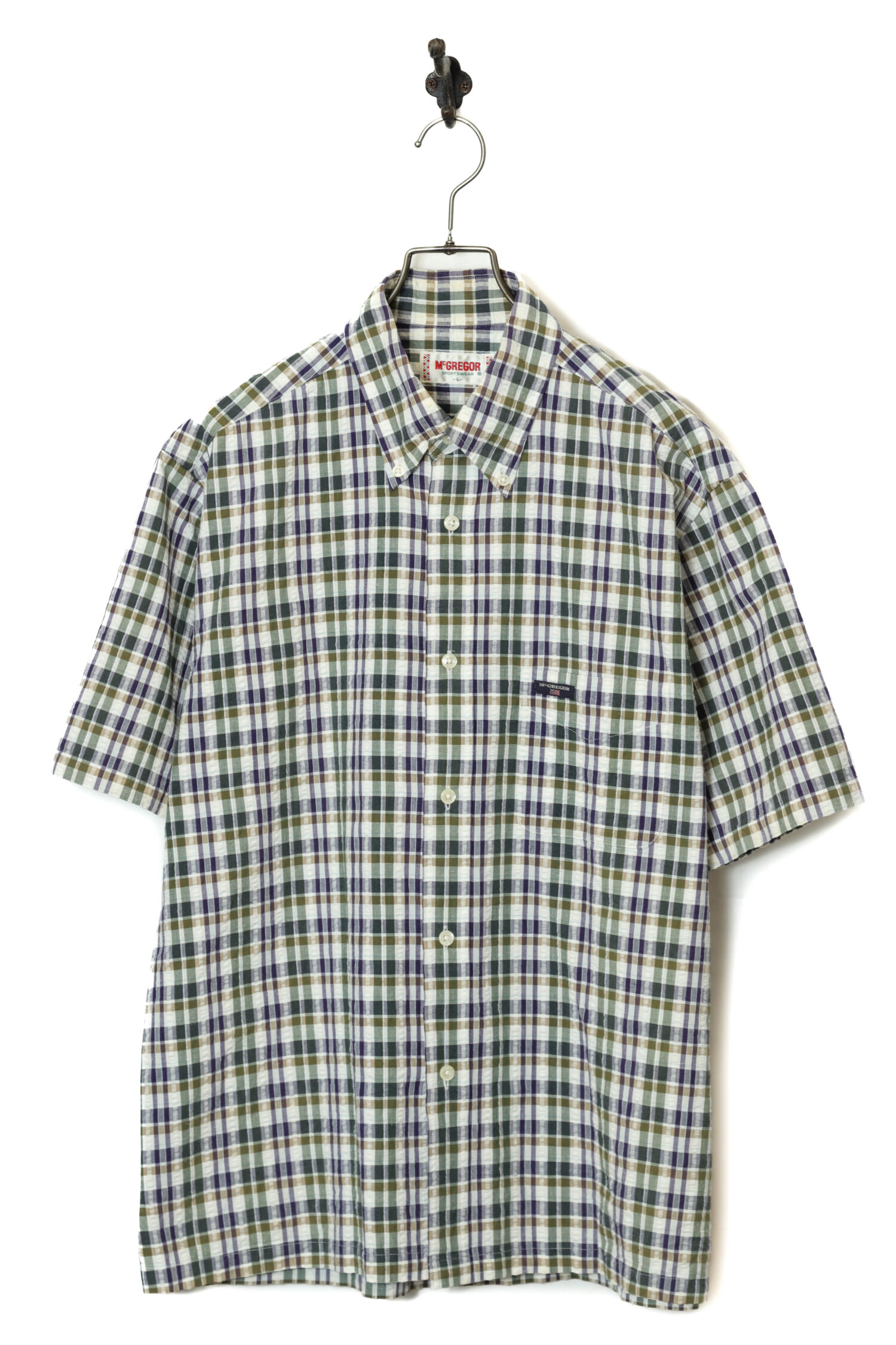 USED MCGREGOR CHECK SHIRT/L