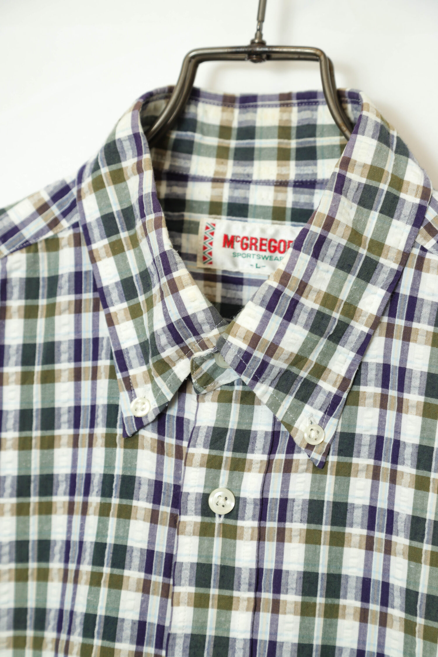 Alternative view of USED MCGREGOR CHECK SHIRT/L