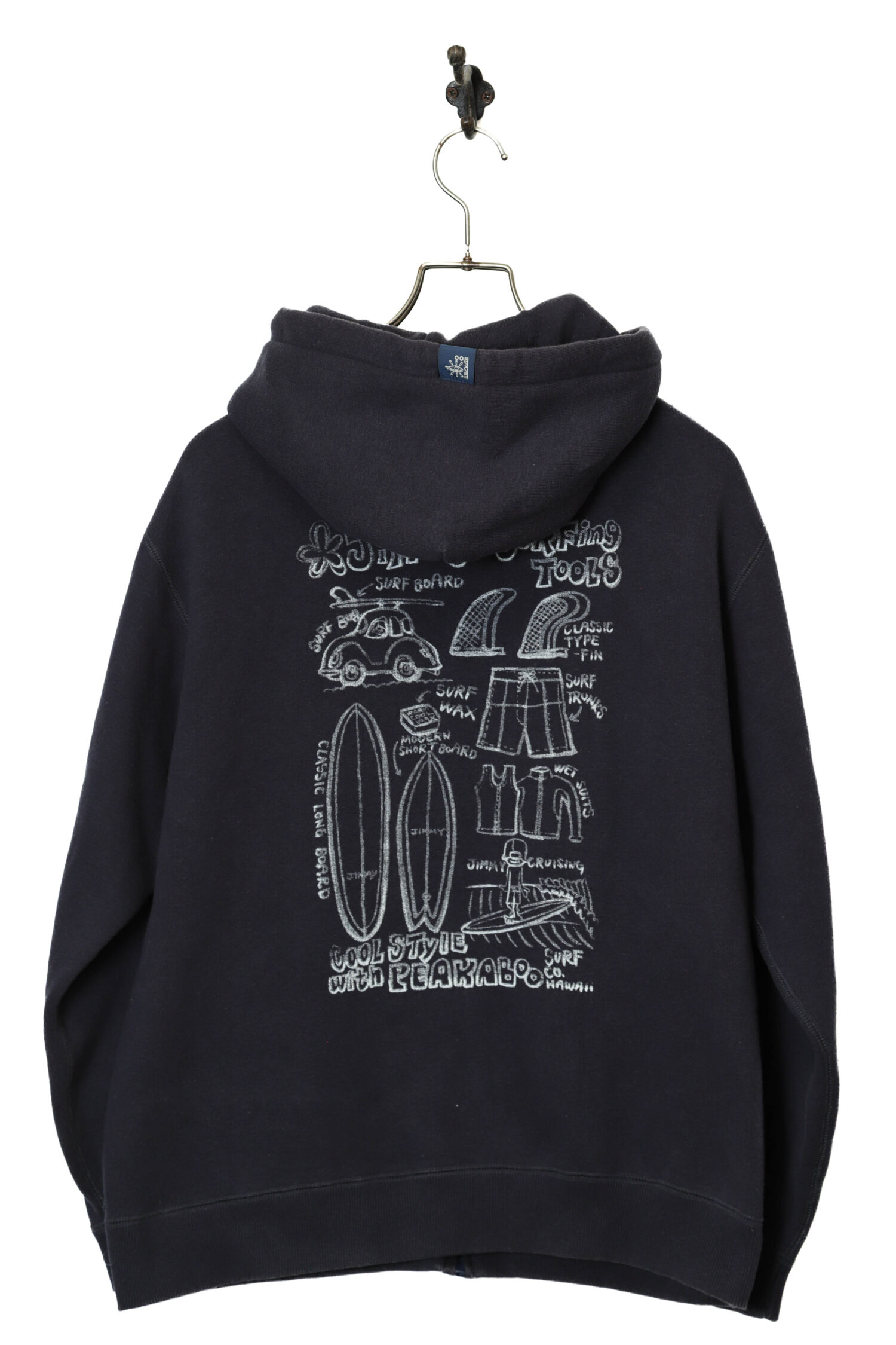 USED PRINTED SWEAT PARKA/M