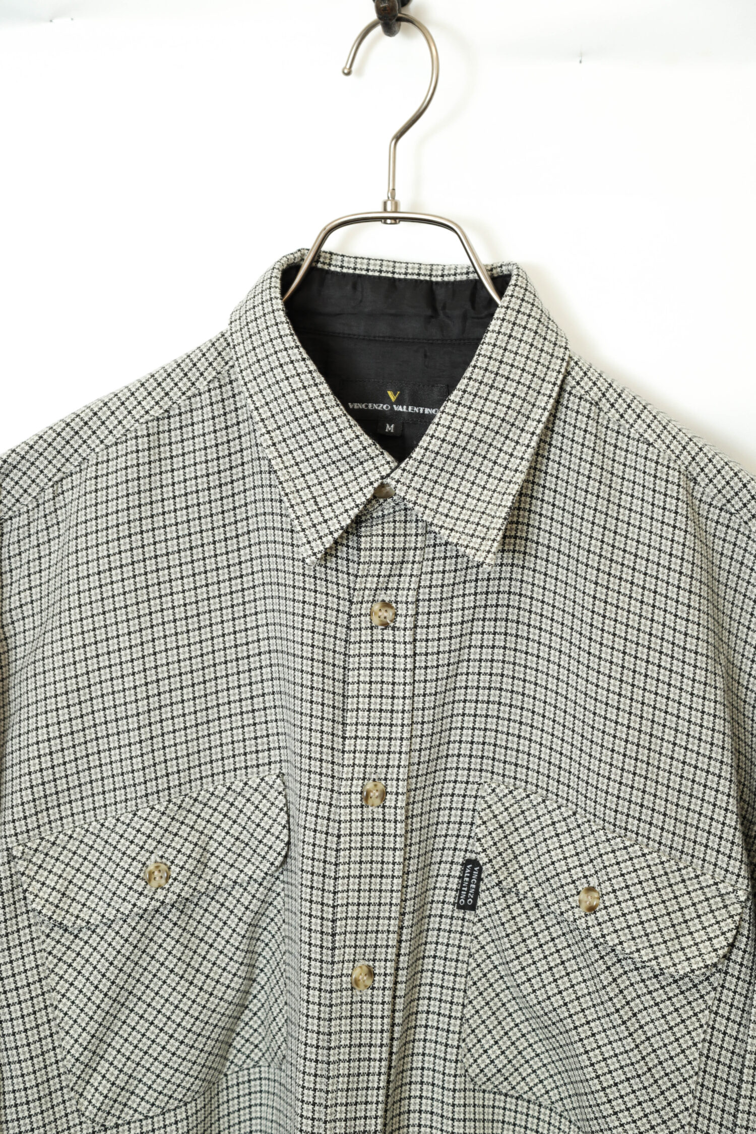 Alternative view of USED CHECK PATTERN SHIRT/M