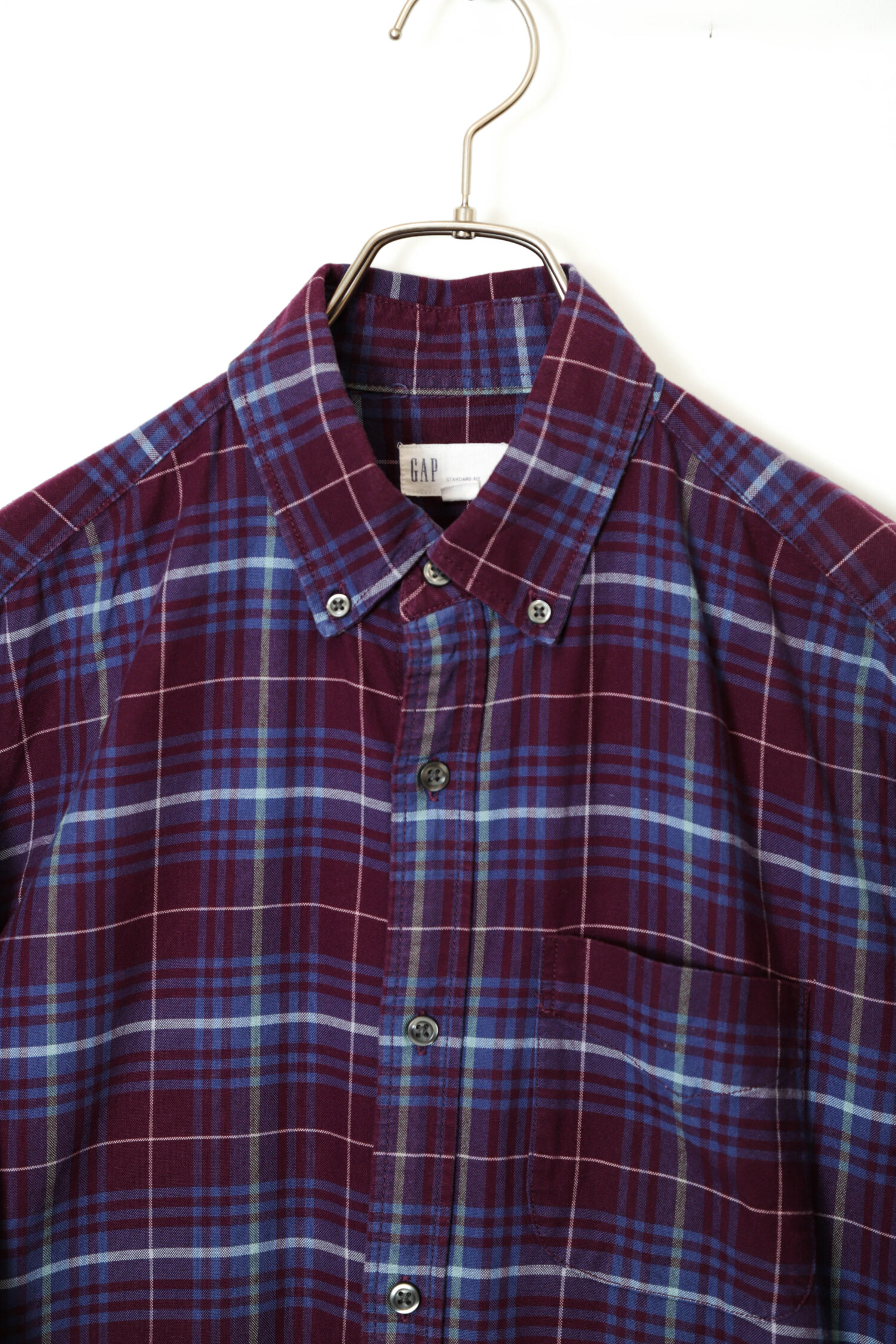 Alternative view of USED GAP CHECK PATTERN SHIRT/M