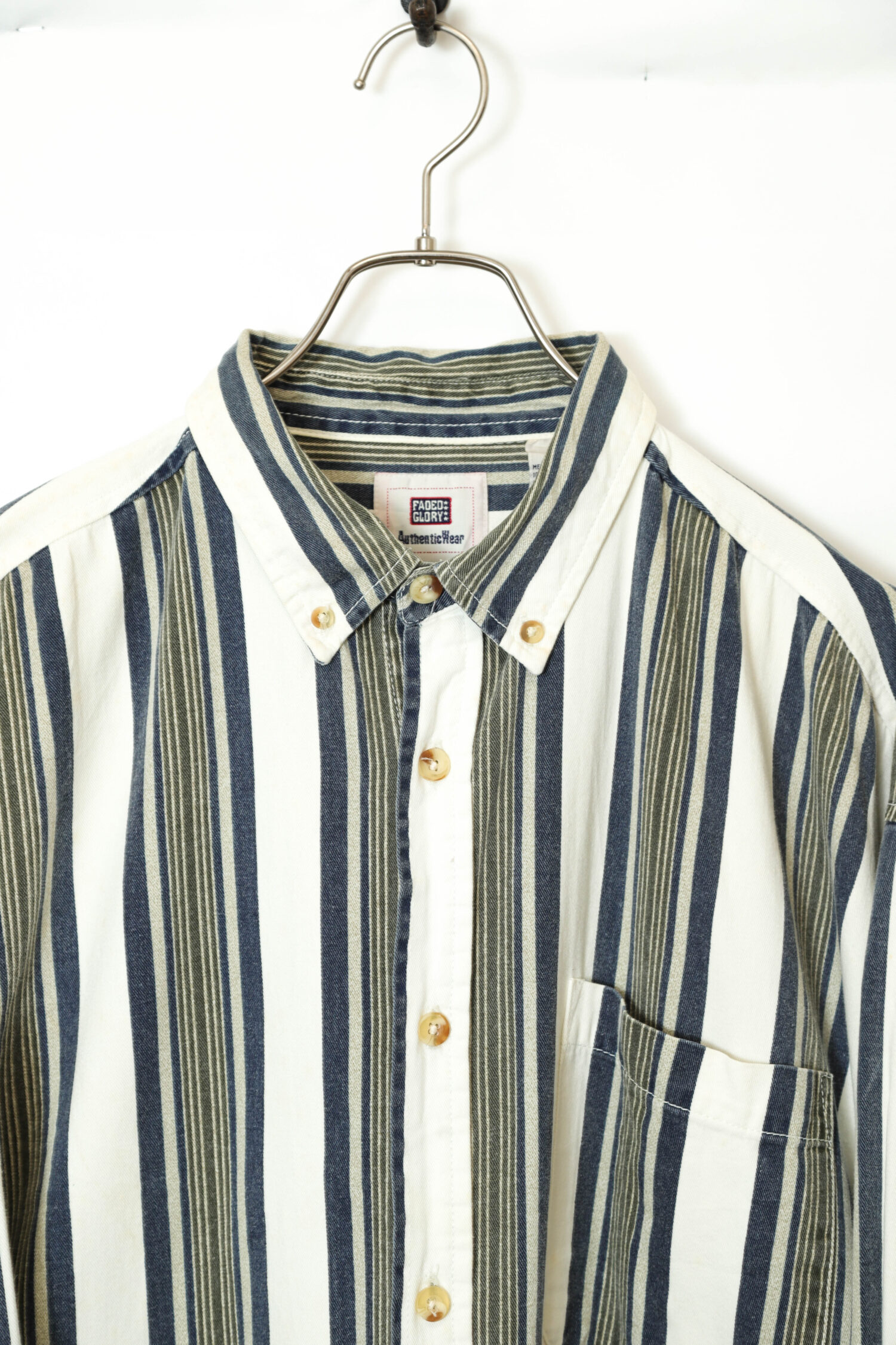 Alternative view of USED FADED GLORY STRIPE SHIRT/XL