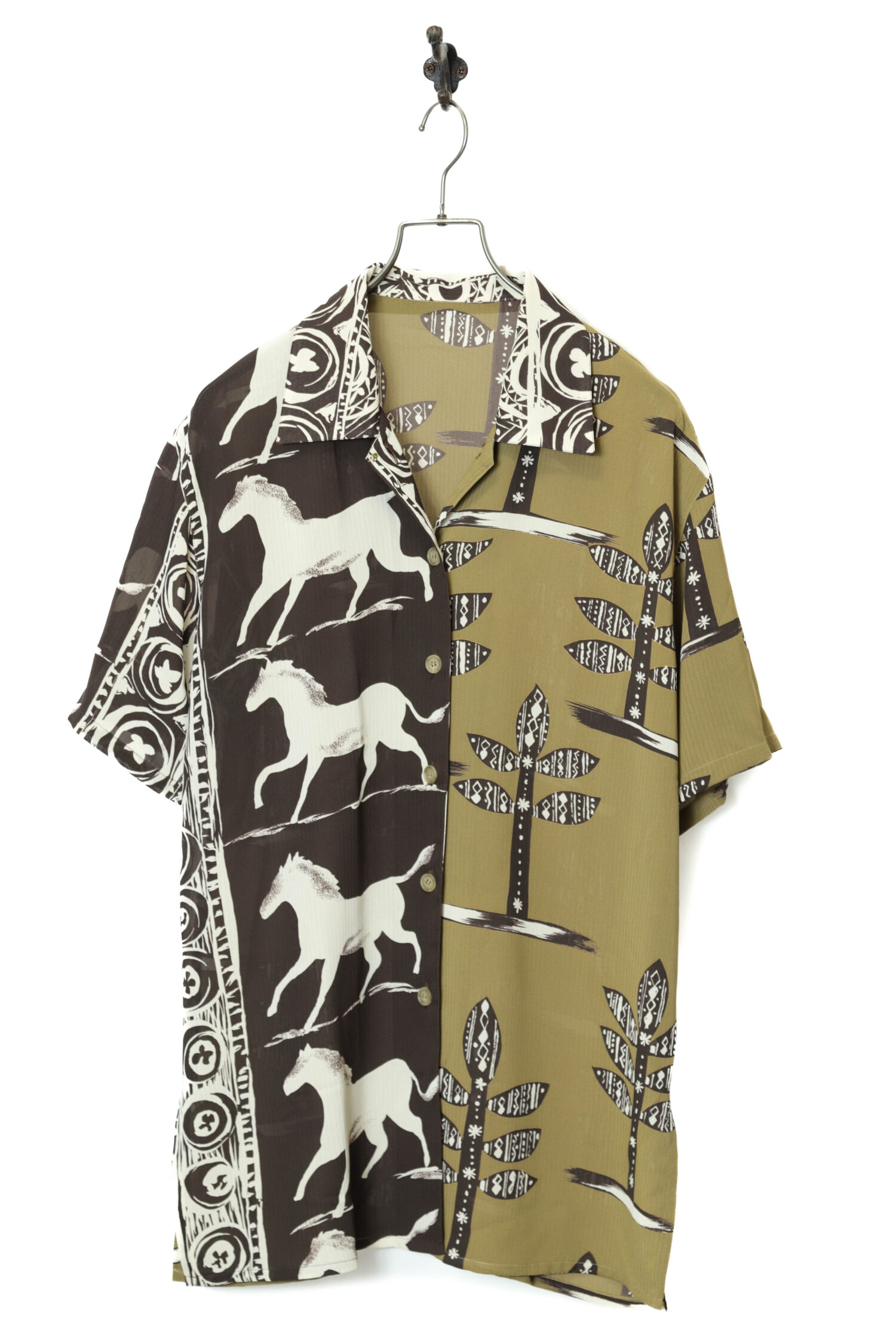 VINTAGE PRINTED SHIRT/L