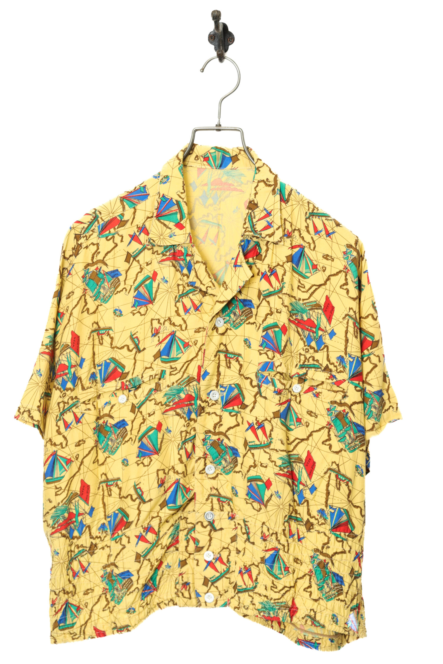 VINTAGE PRINTED SHIRT/L