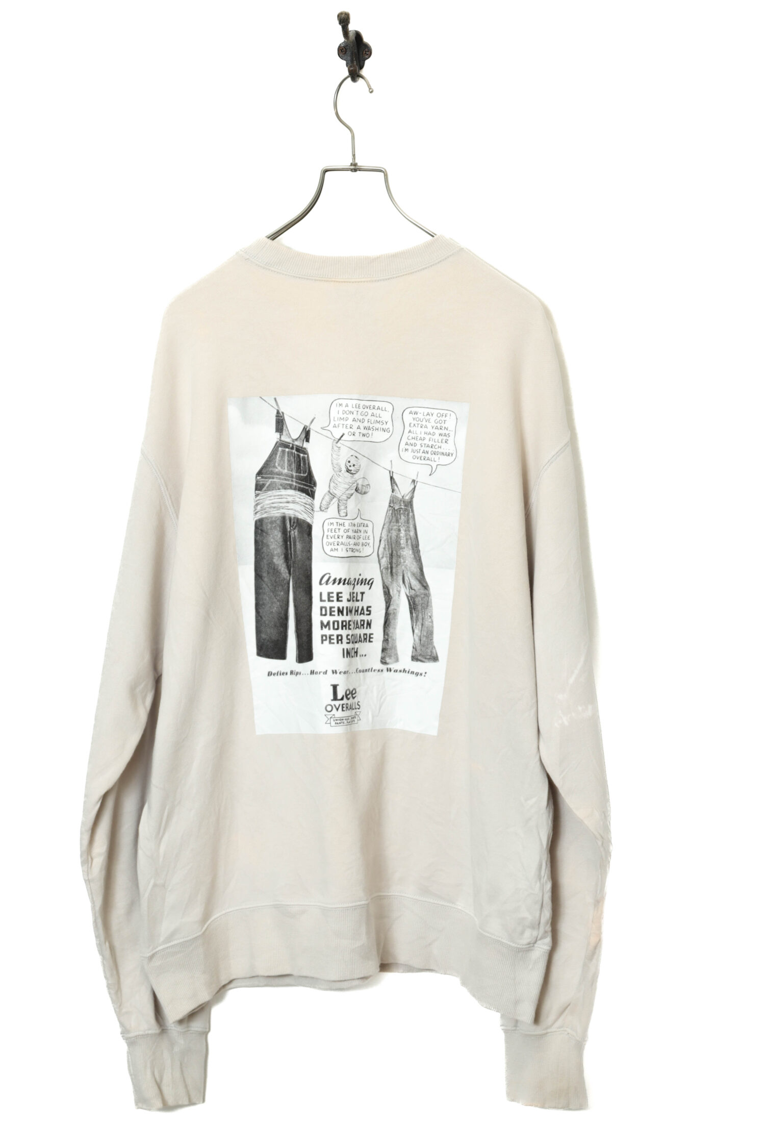 ORIGINAL LEE BLEACHED SWEAT SHIRT/XL