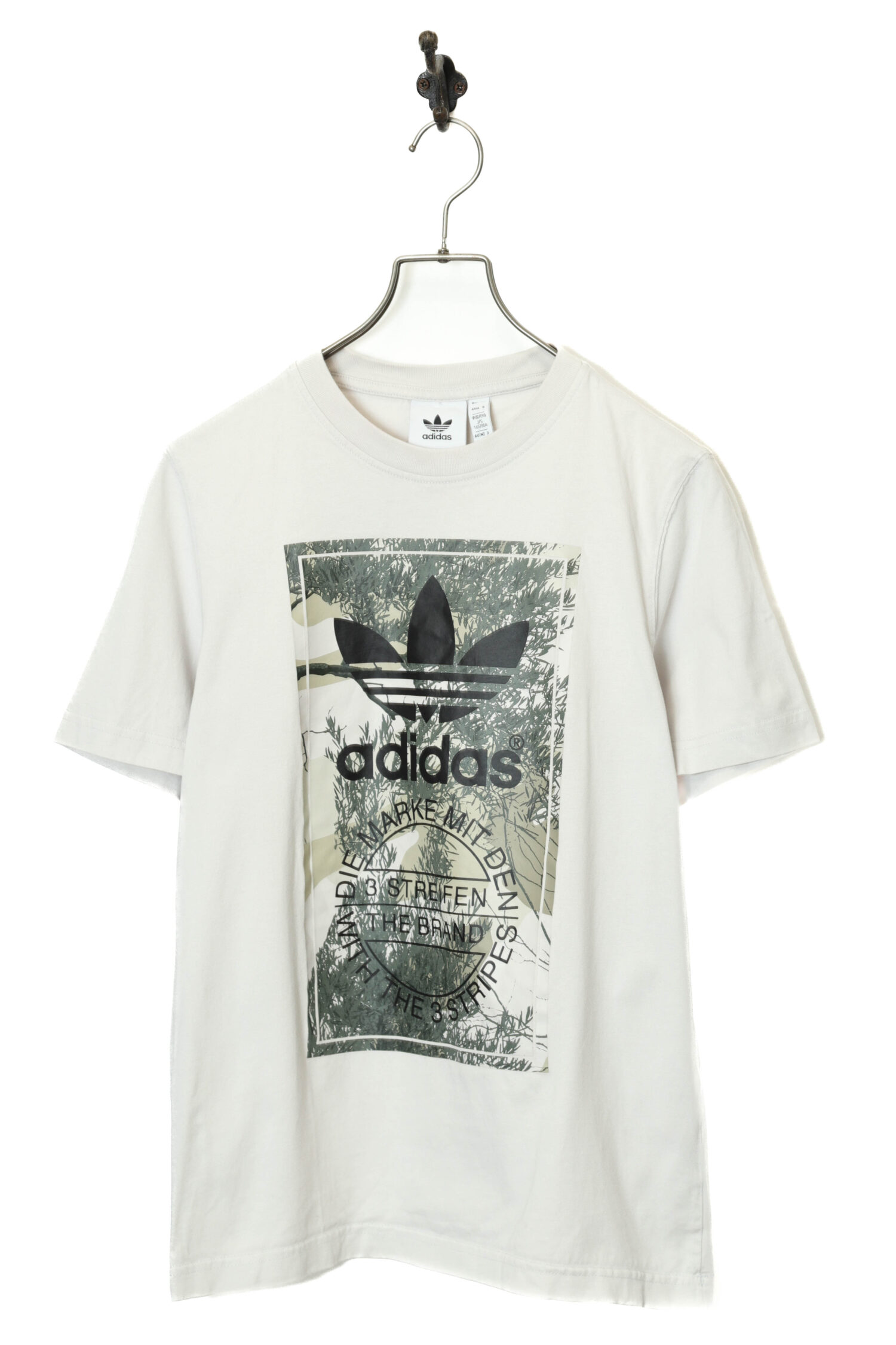 USED PRINTED T-SHIRT/ADIDAS/M